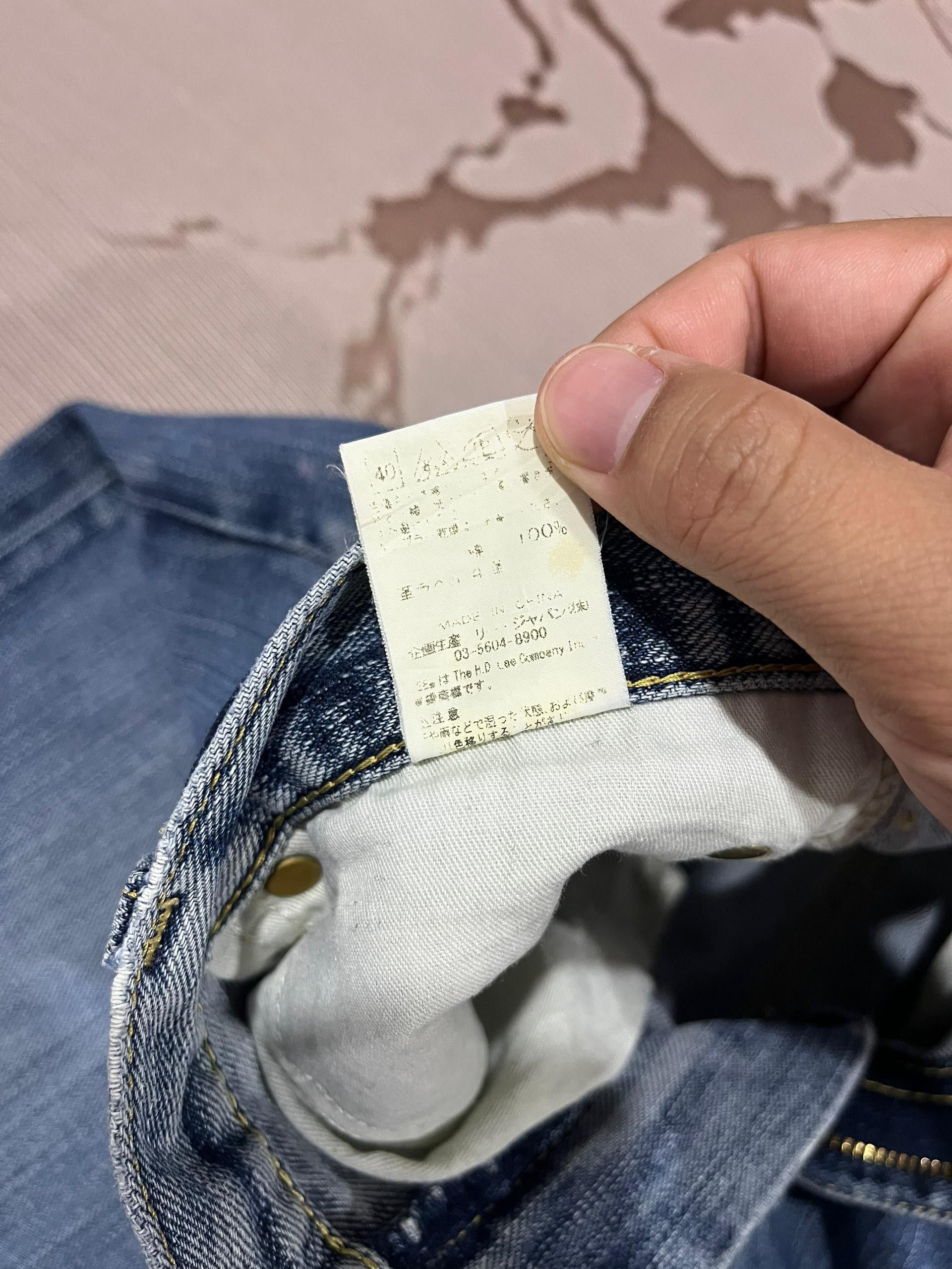 Lee Lee Vintage Wash Denim Jeans W32 Distressed Fade Size US 32 / EU 48 - 7 Thumbnail