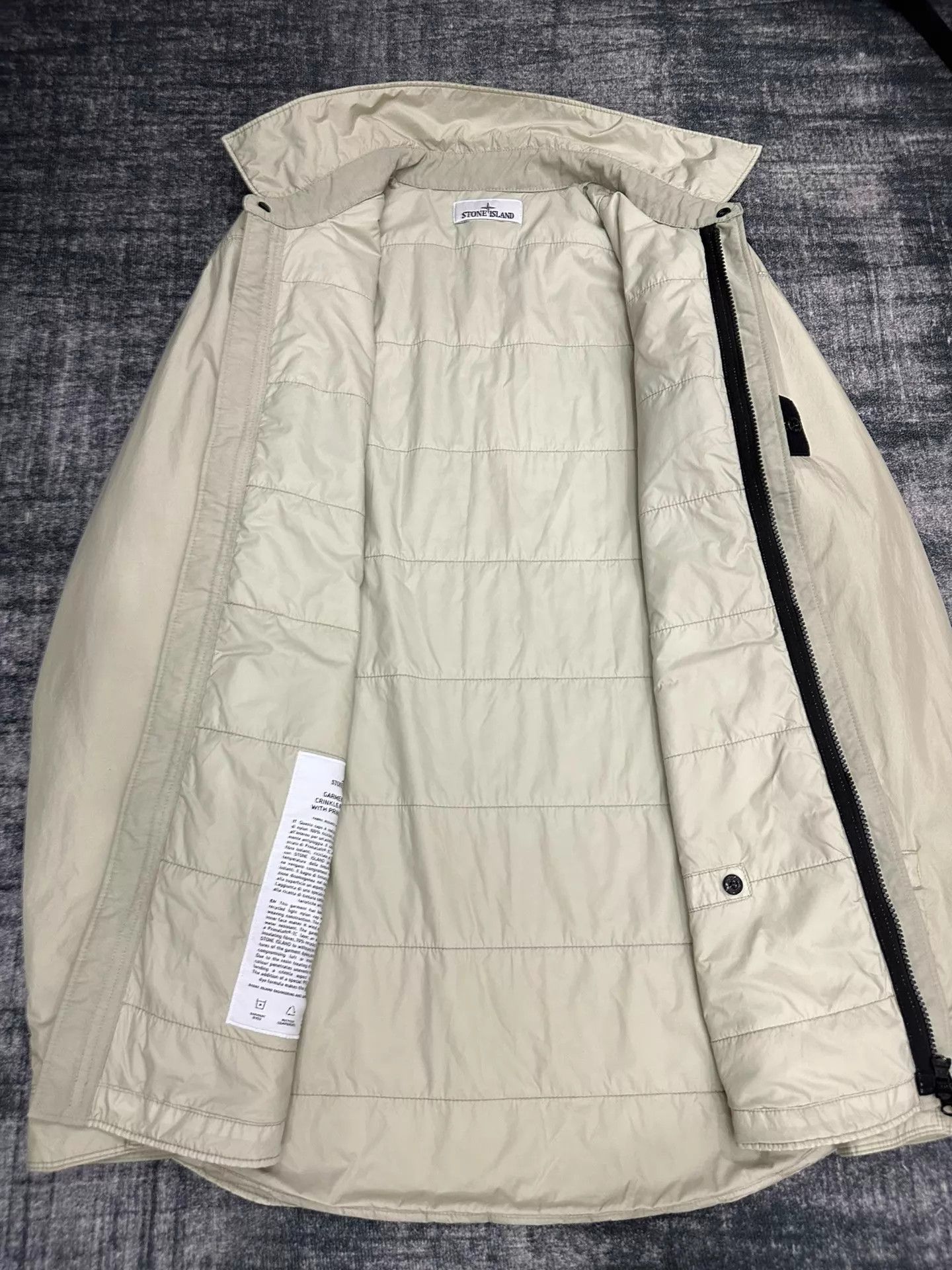 Stone Island Stone Island 24FW GD Crinkle Nylon Training Jacket Khaki XL Size US XL / EU 56 / 4 - 3 Thumbnail