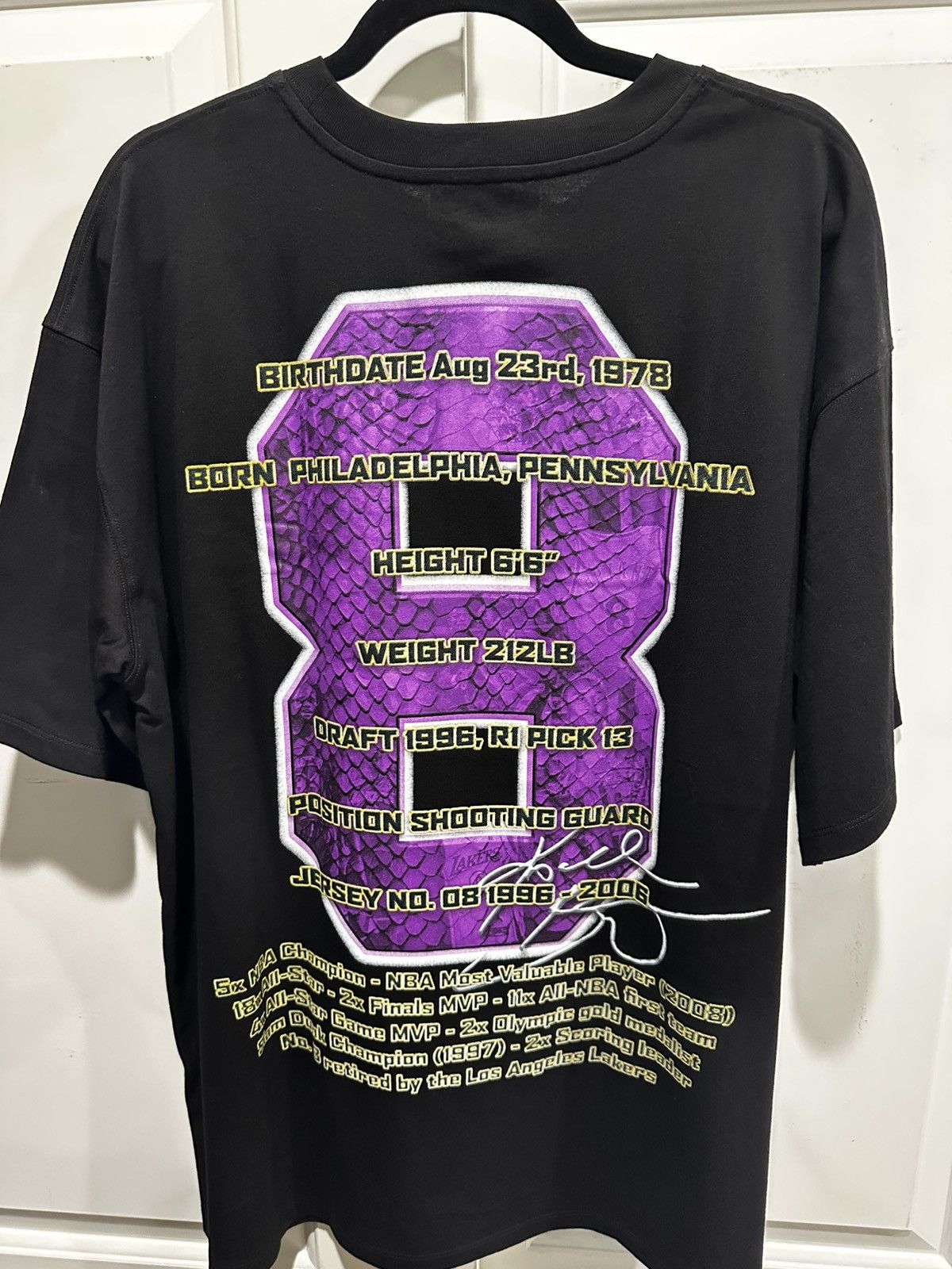 Other Marino Morewood KOBE NO. 8 T-SHIRT - XL Size US XL / EU 56 / 4 - 2 Thumbnail