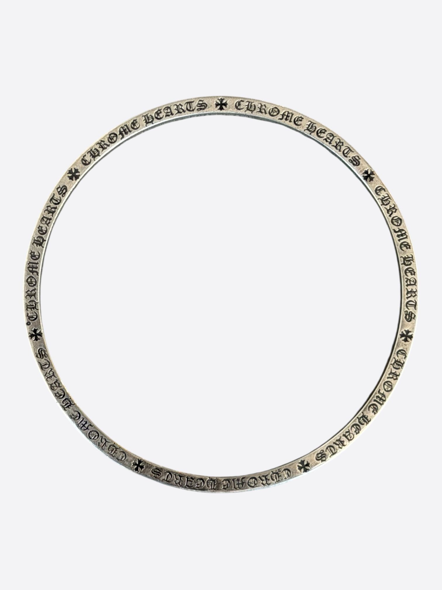Chrome Hearts Chrome Hearts Silver Spacer Bangle Bracelet Size ONE SIZE - 3 Thumbnail