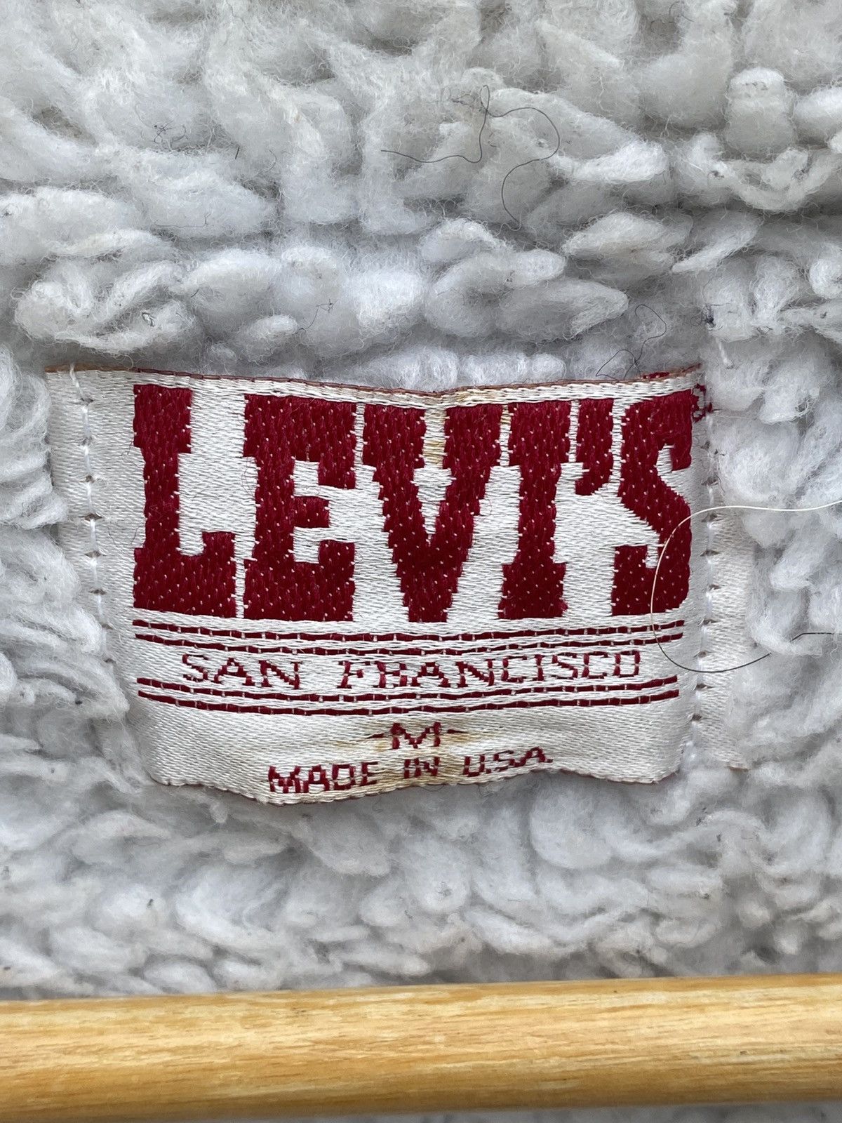 Levi's Vintage 90s Levis sherpa denim jacket Size US M / EU 48-50 / 2 - 7 Thumbnail