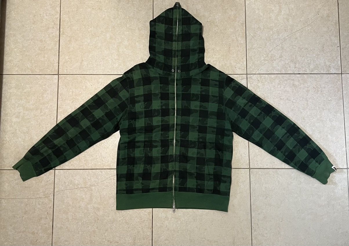 Bape Y2K plaid Bape hoodie Size US L / EU 52-54 / 3 - 3 Thumbnail