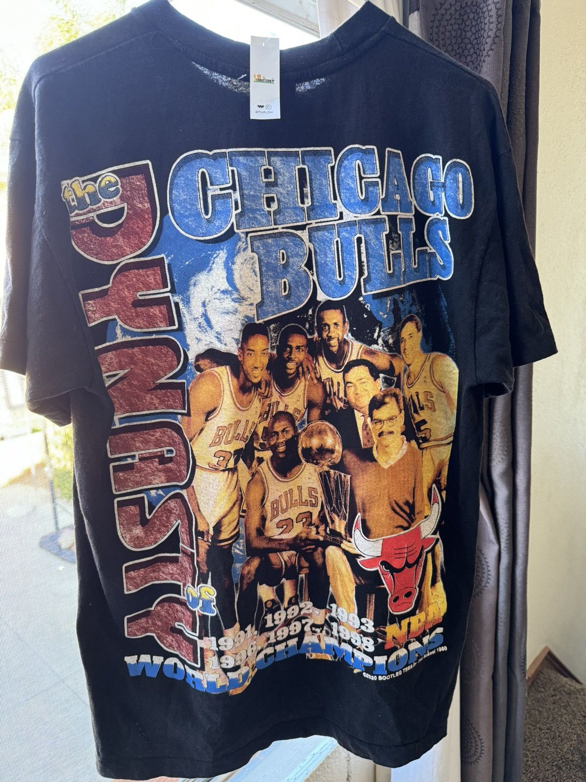 Vintage Vintage Chicago Bulls Tee Size US XL / EU 56 / 4 - 2 Thumbnail