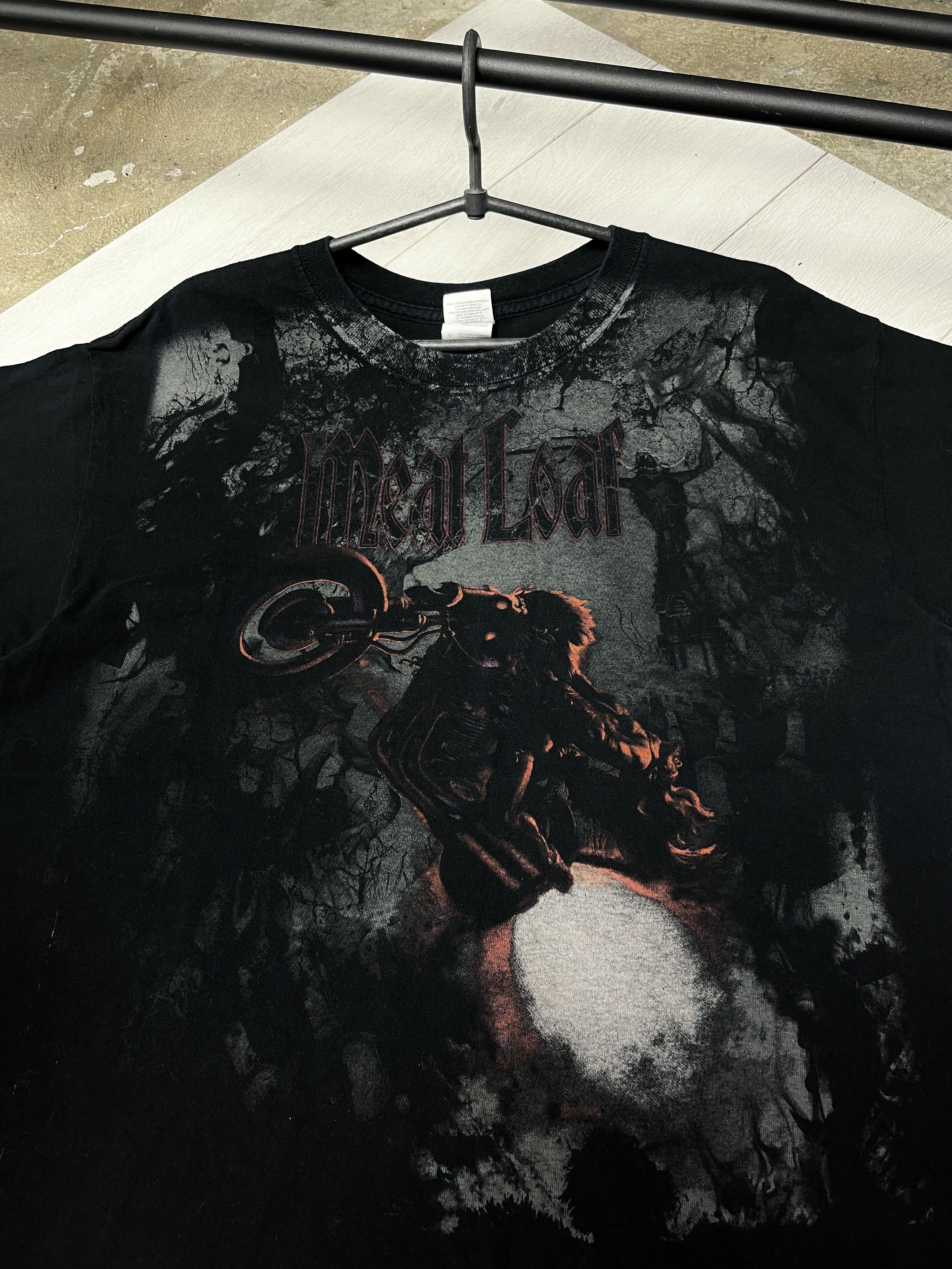 Band Tees 2010 MEAT LOAF "HANG COOL TEDDY BEAR" WORLD TOUR TEE - № 965 Size US L / EU 52-54 / 3 - 3 Thumbnail