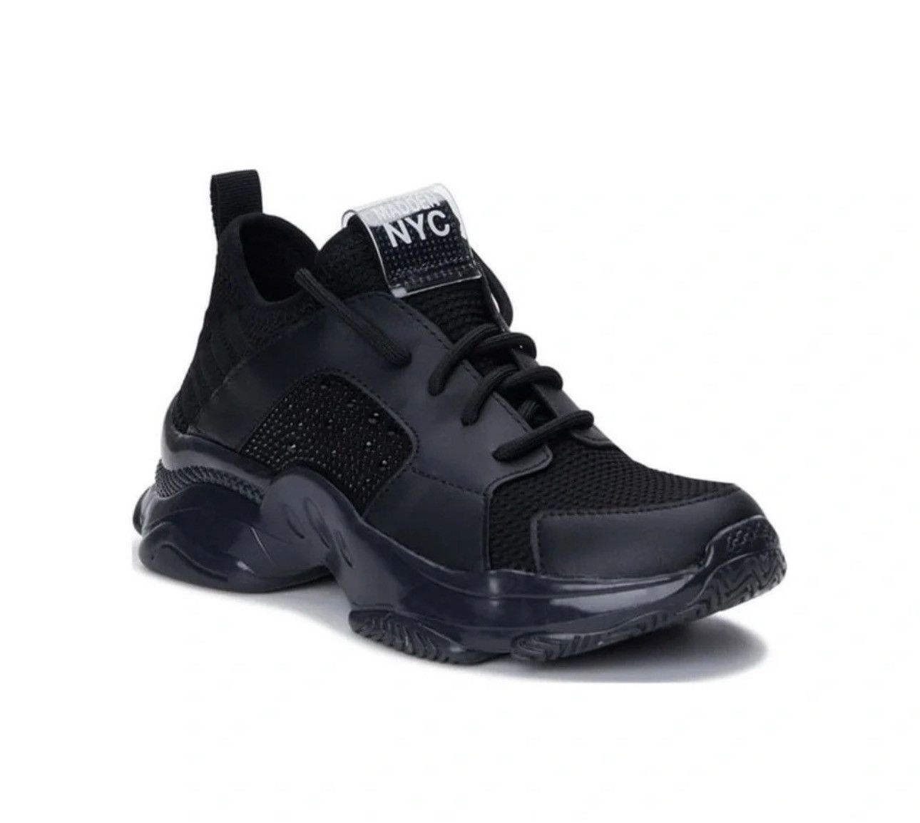 Designer × Steve Madden Madden NYC Vance Women's Rhinestone Athletic Sneakers SZ 6 Size US 6 / IT 36 - 1 Thumbnail