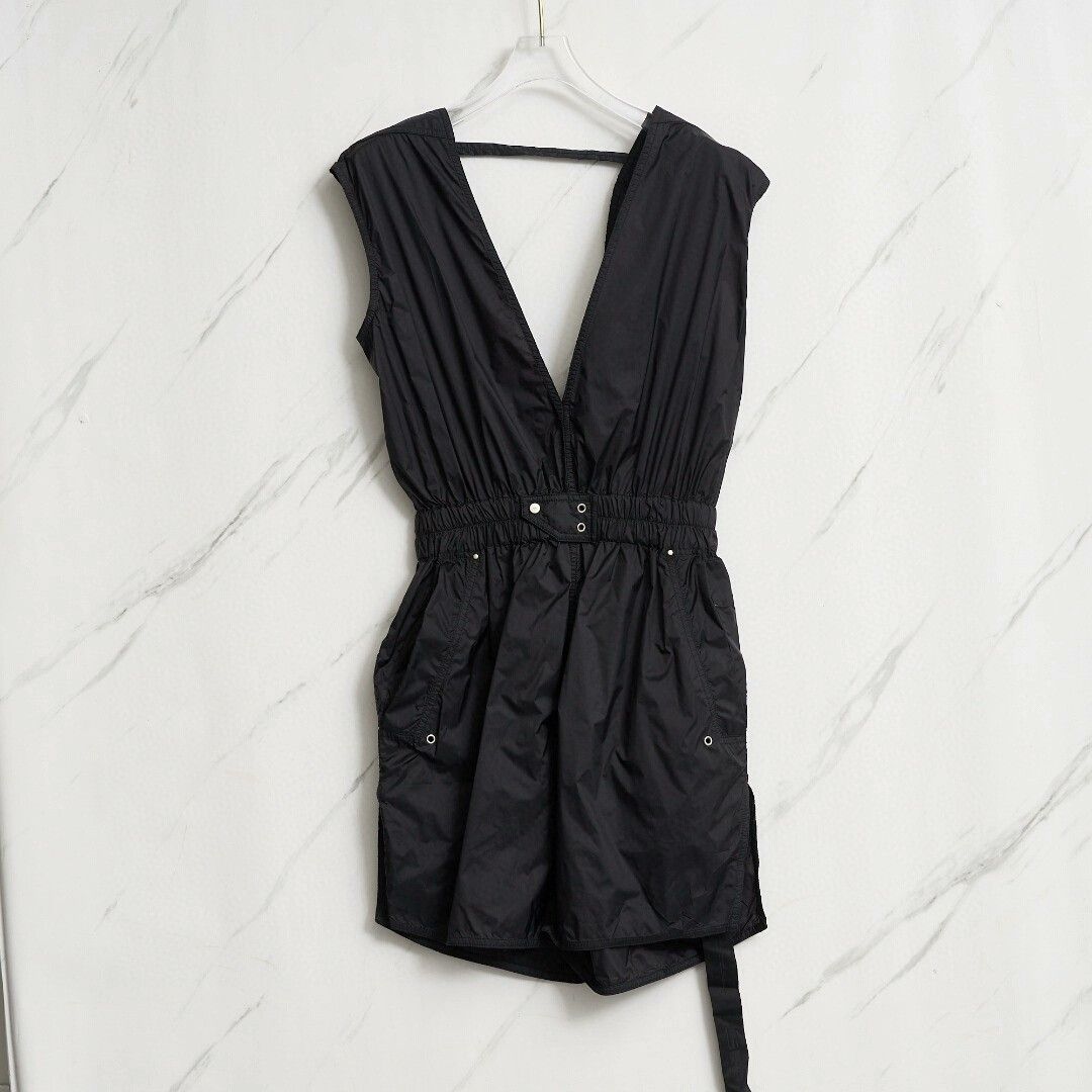 Rick Owens Rick Owens Women's V-Neck Backless Playsuit Size 36" / US 14 / IT 50 - 1 Thumbnail