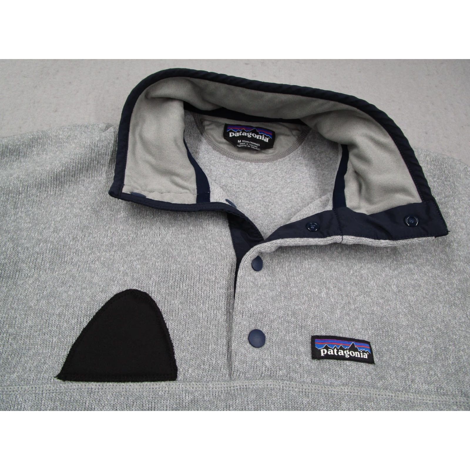 Patagonia Patagonia Better Sweater Mens Medium Gray Lightweight Marsupial Snap-T Pullover Shirt Size US M / EU 48-50 / 2 - 2 Thumbnail