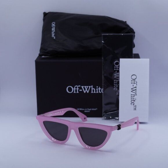 Off-White Off-White OERI13V JASPER 3007 Sunglasses Pink Geometric Size ONE SIZE - 10 Thumbnail