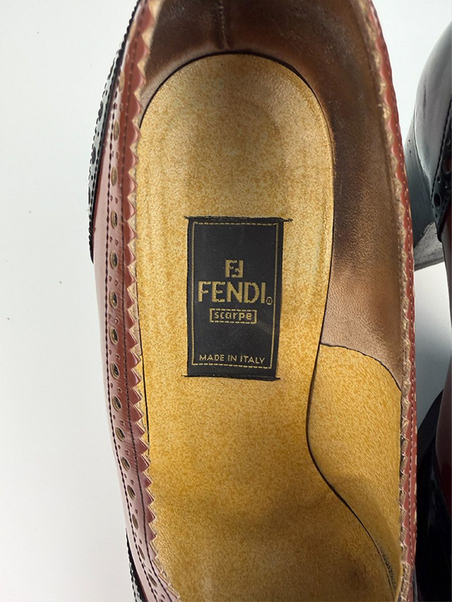 Fendi Luxury Fendi FF Brown Heels Size US 6 / IT 36 - 8 Thumbnail