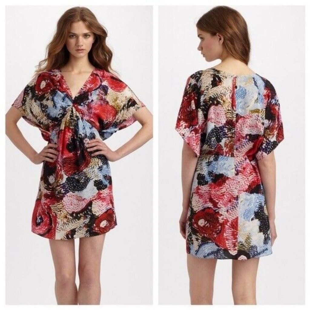Anthropologie EUC Leifsdottir for Anthropologie Rare River Fish Dress Size XS / US 0-2 / IT 36-38 - 1 Thumbnail