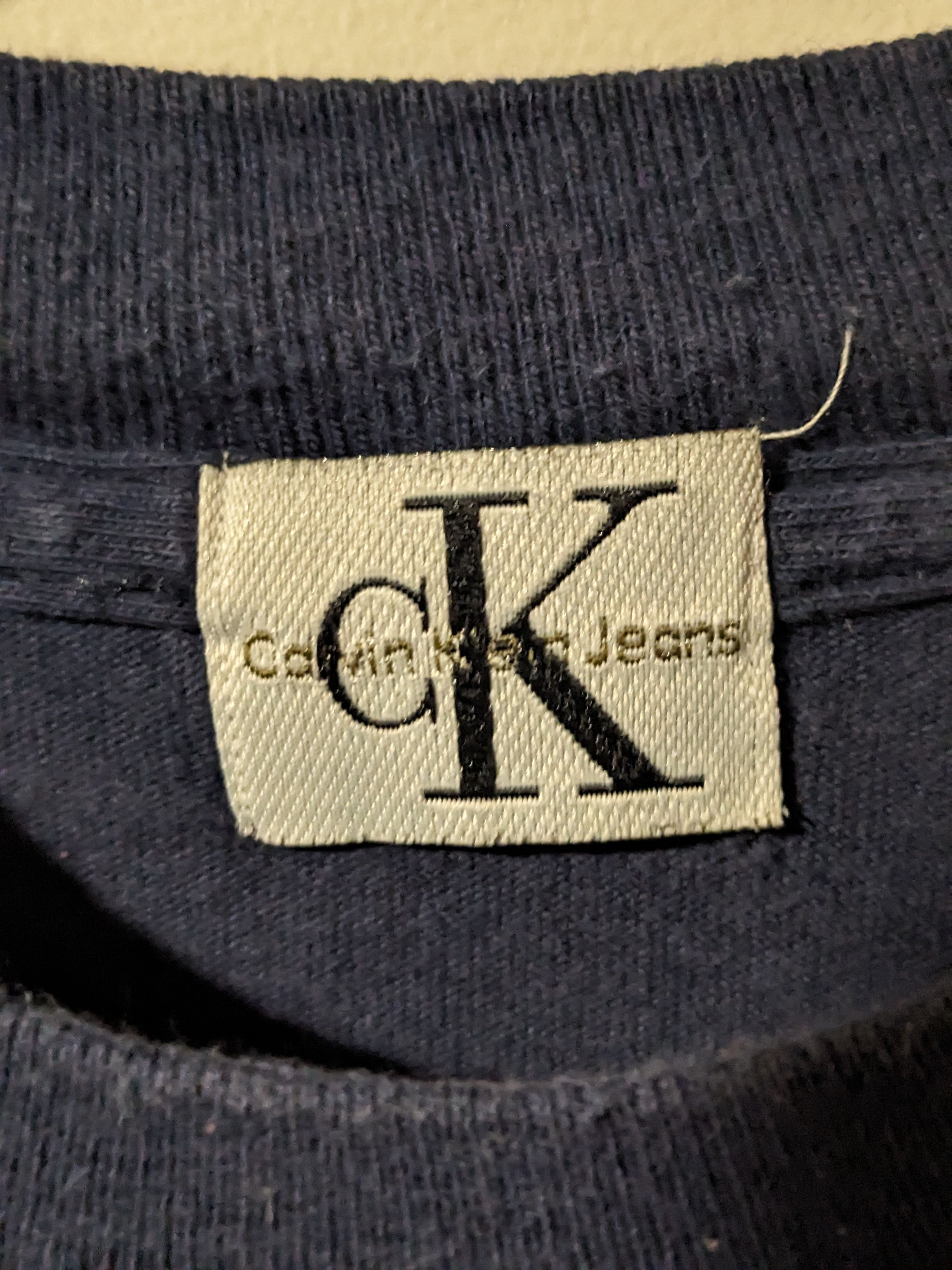 Calvin Klein × Vintage Vintage 90s Calvin Klein Jeans Logo Streetwear T-Shirt Size US XL / EU 56 / 4 - 3 Thumbnail