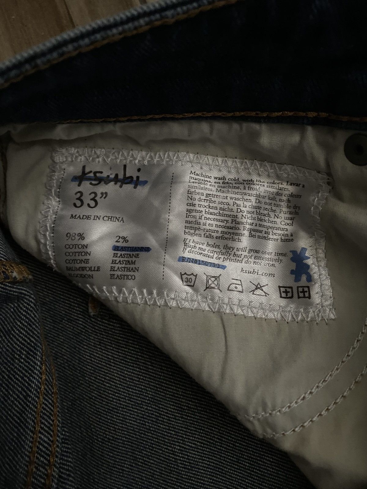 Ksubi Ksubi slim blue jeans Size US 33 - 2 Thumbnail