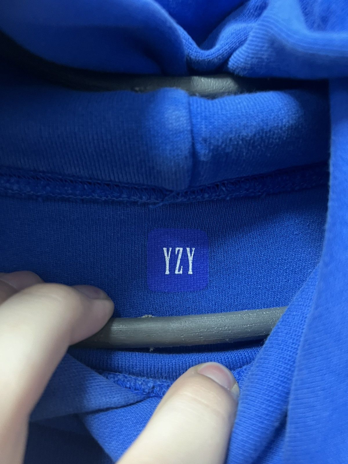 Balenciaga × Gap × Yeezy Yeezy Gap Hoodie Blue Mens Size M Size US M / EU 48-50 / 2 - 2 Thumbnail