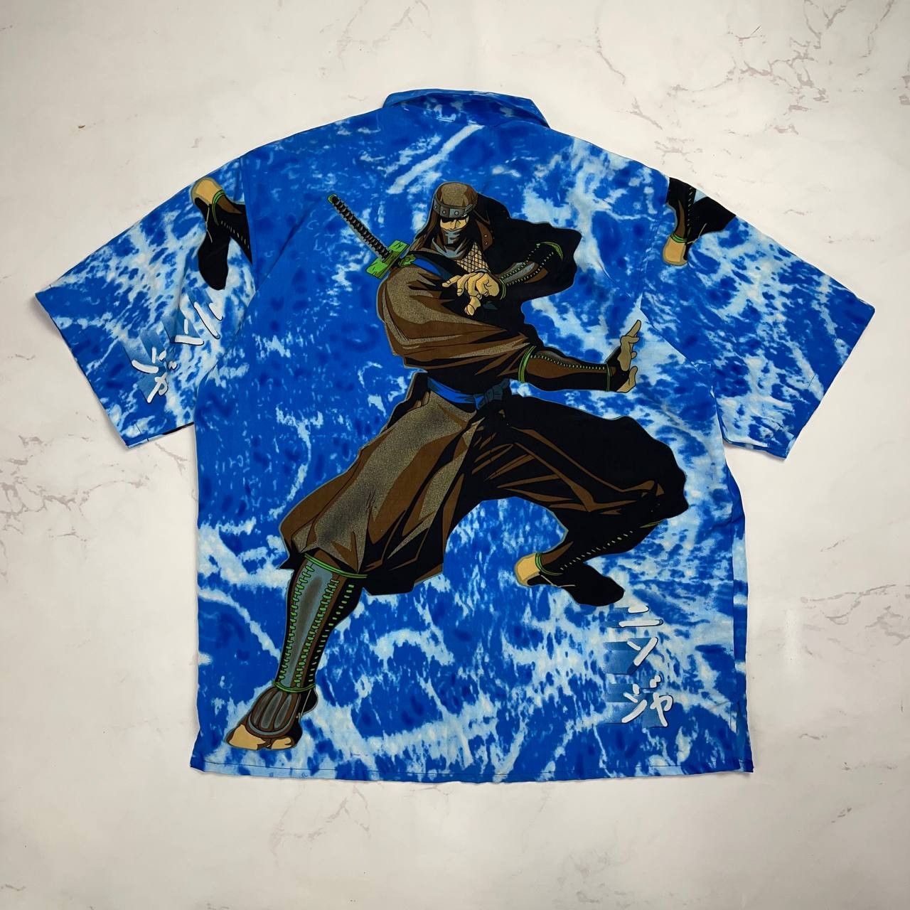 Vintage Vintage Anime Ninja Warrior Oversized Shirt - Akira, Ghost Size US XL / EU 56 / 4 - 13 Thumbnail