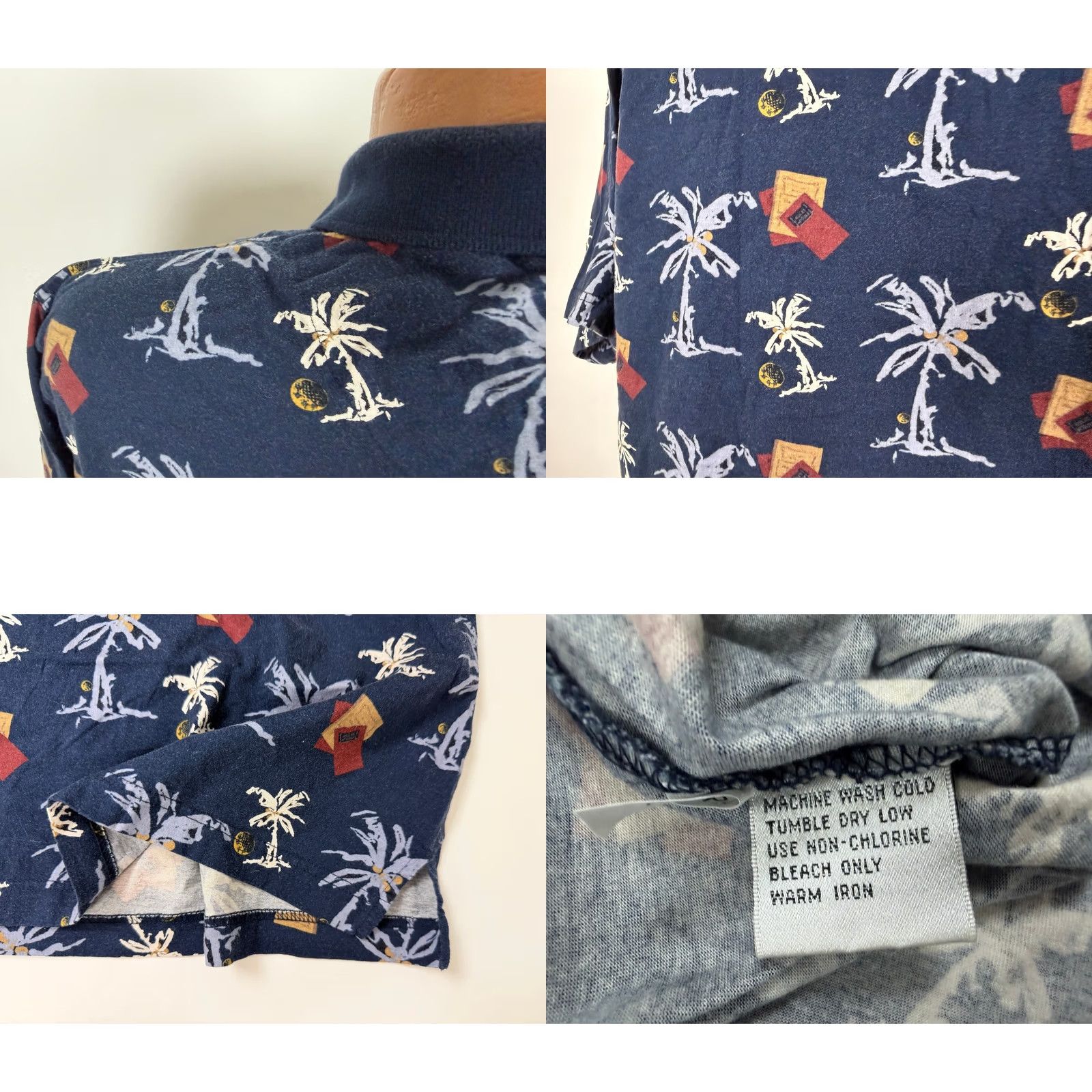 Vintage VINTAGE Grand Slam Polo Shirt Mens XL Polo Blue 90s Hawaiian Beach Golf Cotton Jersey Short Sleeve Casual/Travel Size US XL / EU 56 / 4 - 8 Thumbnail