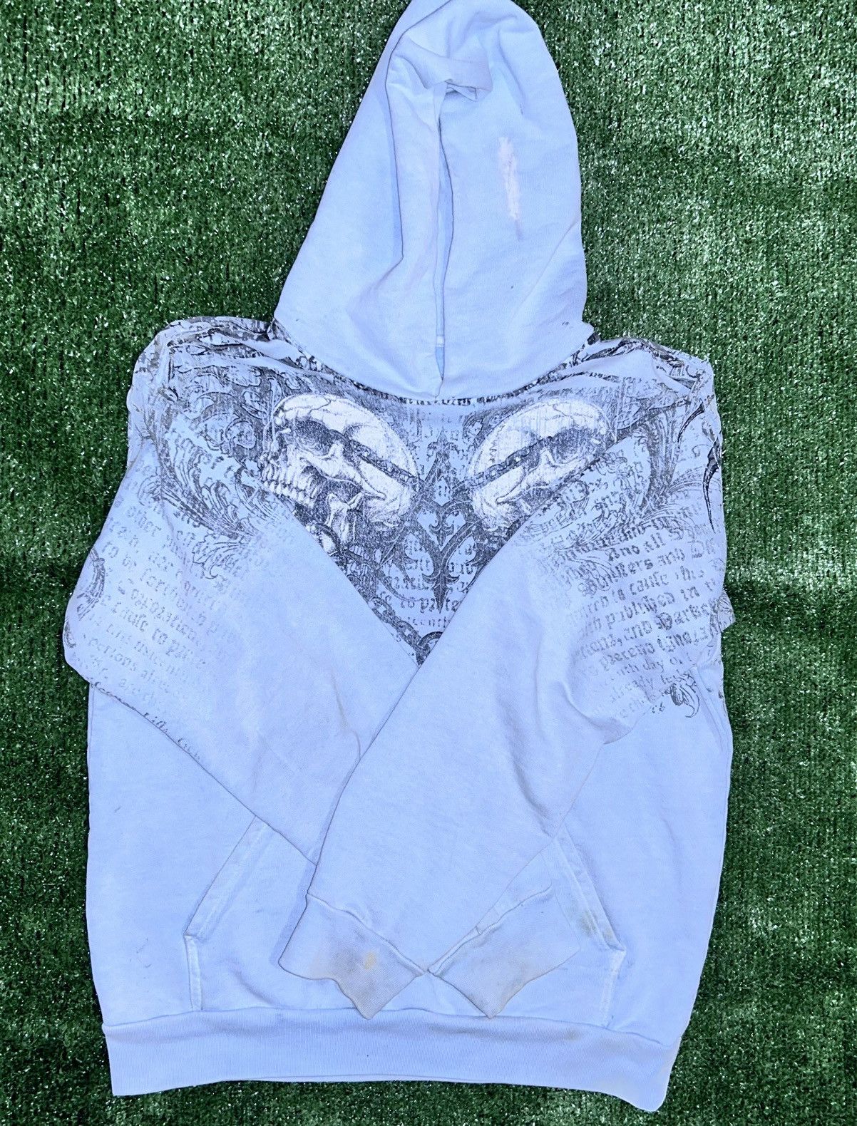 Affliction Light Blue/White Affliction Skull T Size US L / EU 52-54 / 3 - 2 Thumbnail
