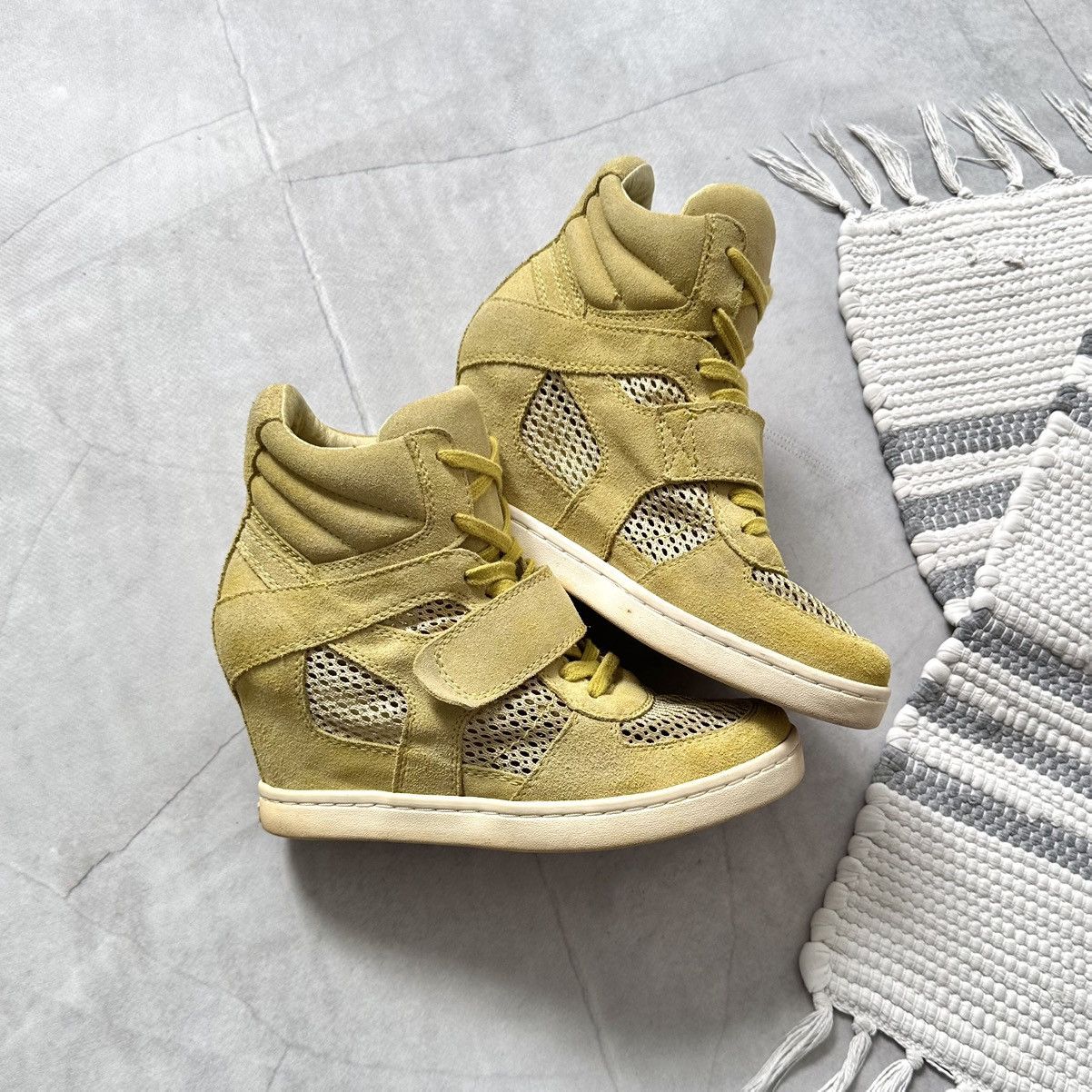 Isabel Marant Cute ASH Mesh Style Isabel Marant Wedge Bekett Sneakers Size US 7 / IT 37 - 1 Thumbnail