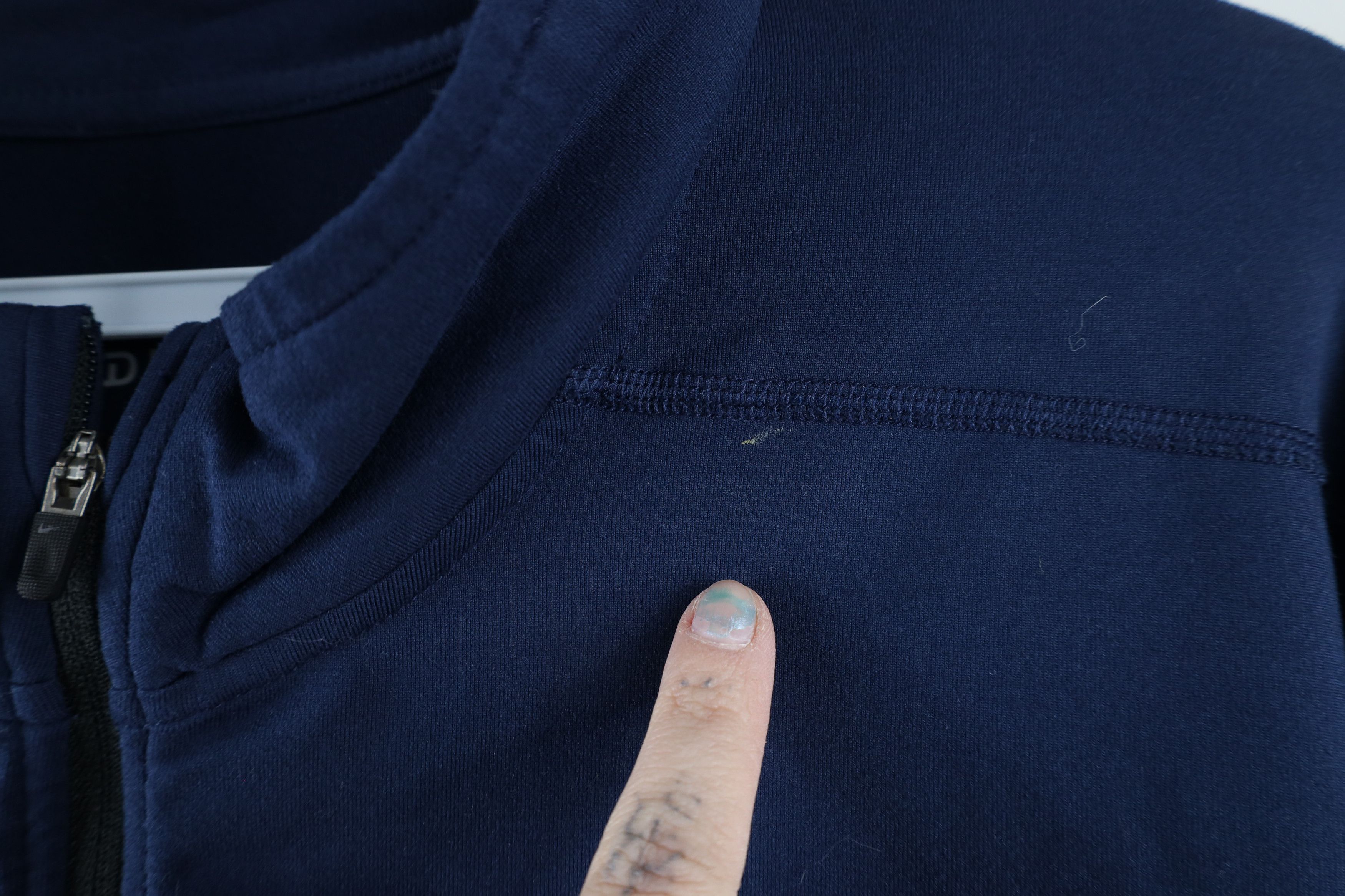 Nike × Vintage Nike Dri-Fit of Michigan Half Zip Pullover Top Blue Size US XXL / EU 58 / 5 - 4 Thumbnail