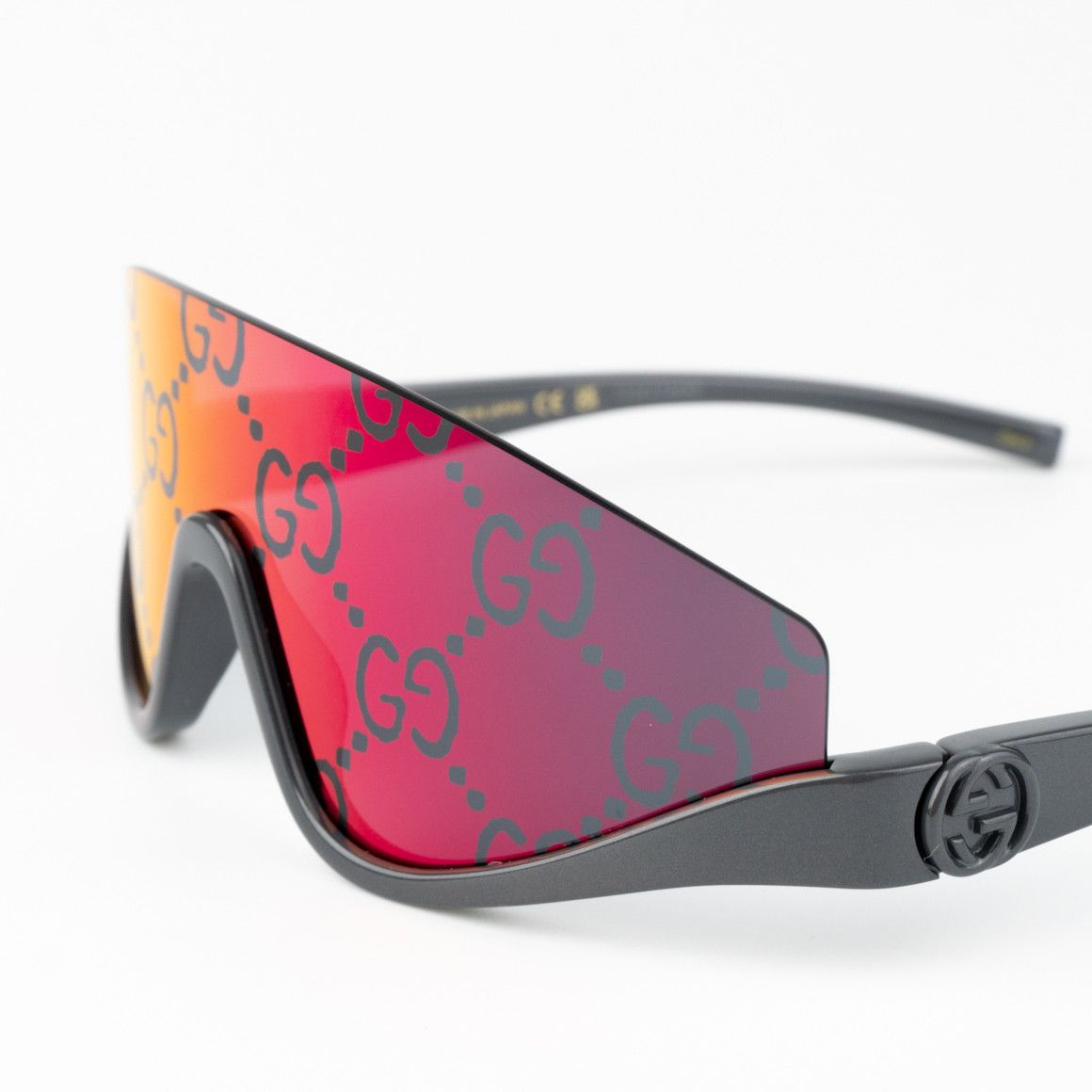 Gucci NEW Gucci GG1650S 009 Unisex Shield Mask Sunglasses Size ONE SIZE - 5 Thumbnail