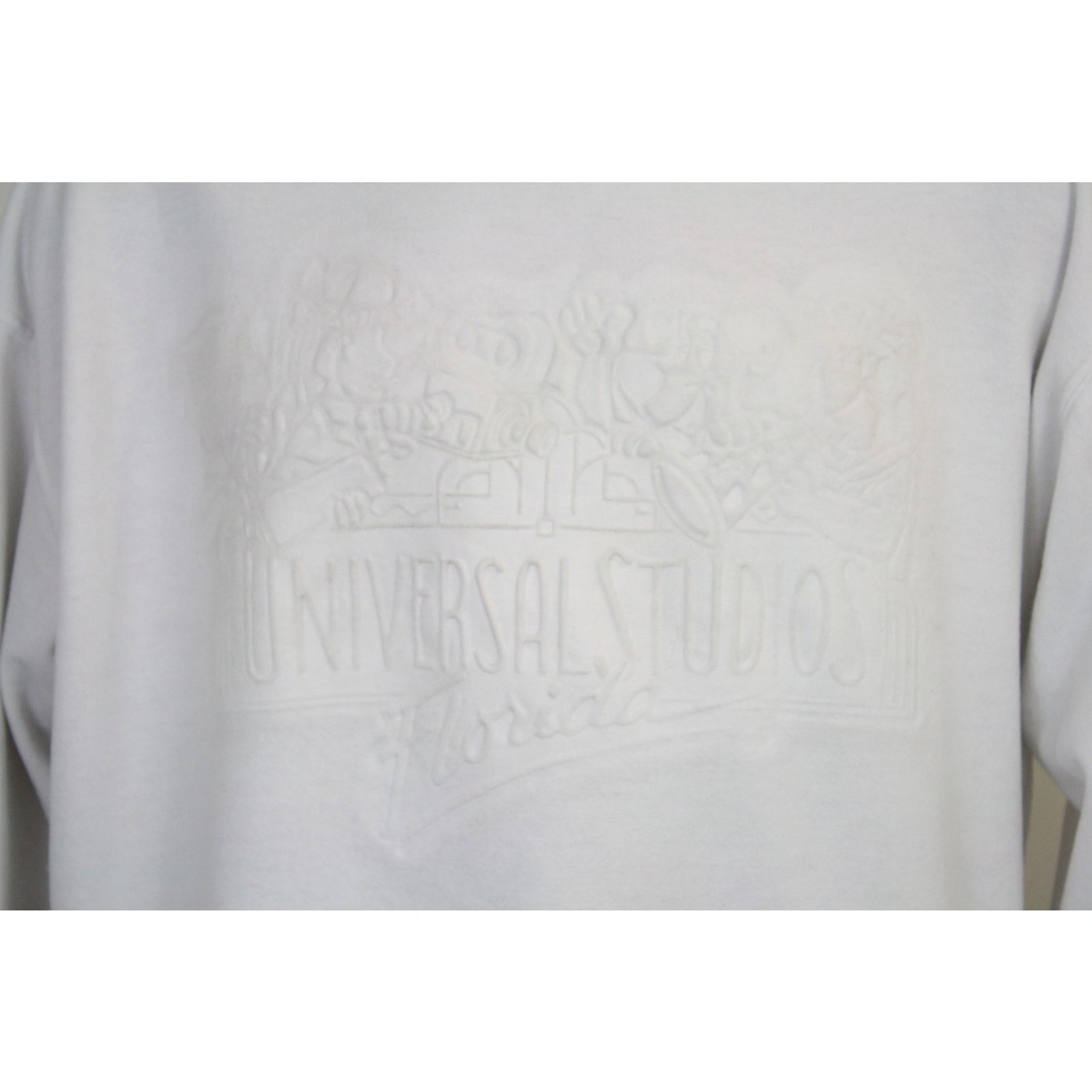 Universal Studios × Vintage Vintage 90s Universal Studios Sweatshirt USA 3D Embossed Size US XL / EU 56 / 4 - 2 Thumbnail