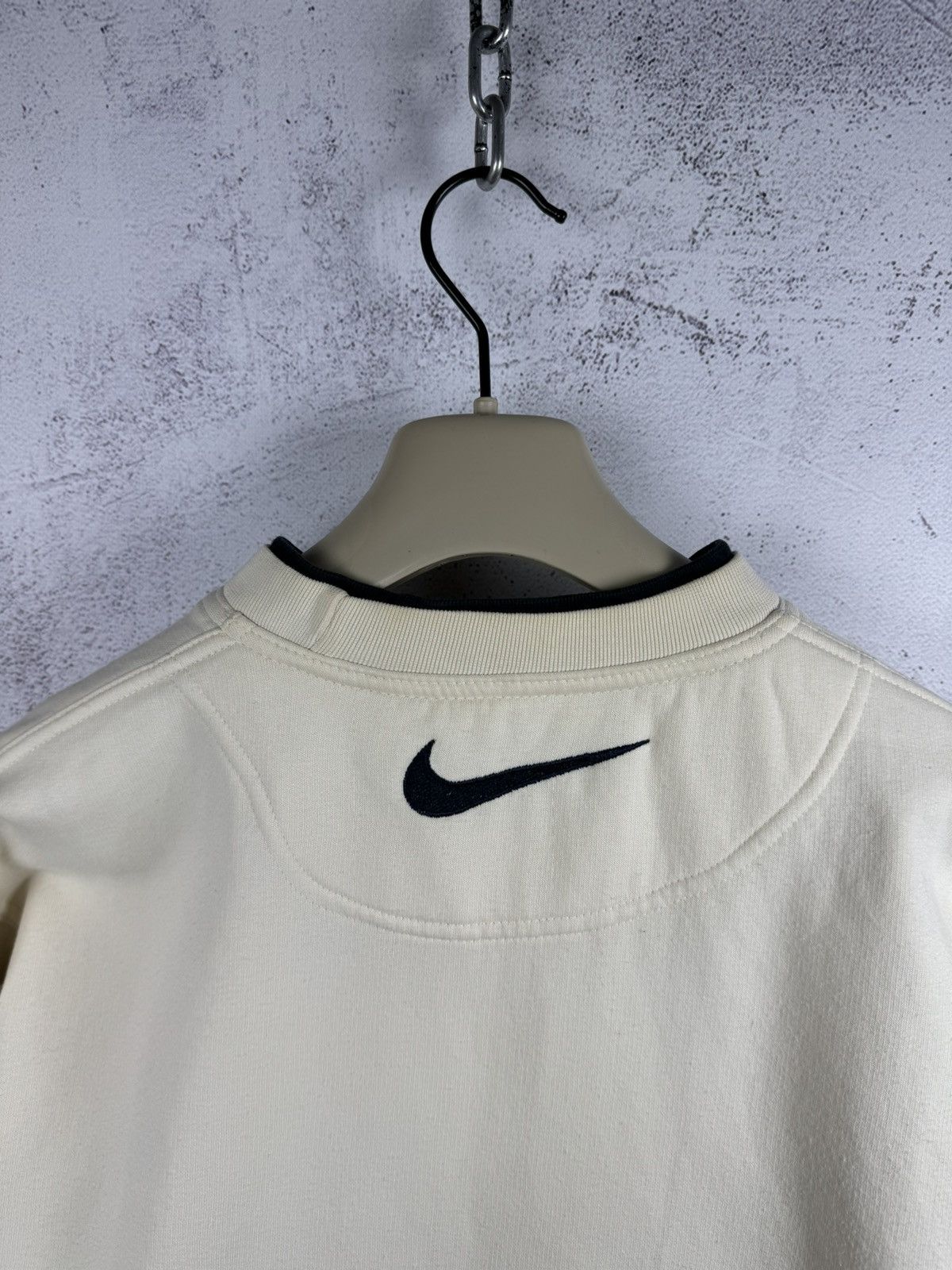 Designer × Vintage Nike vintage spellout sweatshirt Y2K Drill Style size L Size US L / EU 52-54 / 3 - 13 Thumbnail