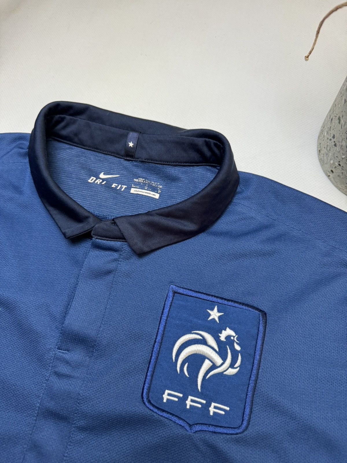 Nike Rare vintage France Nike soccer jersey drill y2k Size US L / EU 52-54 / 3 - 6 Thumbnail