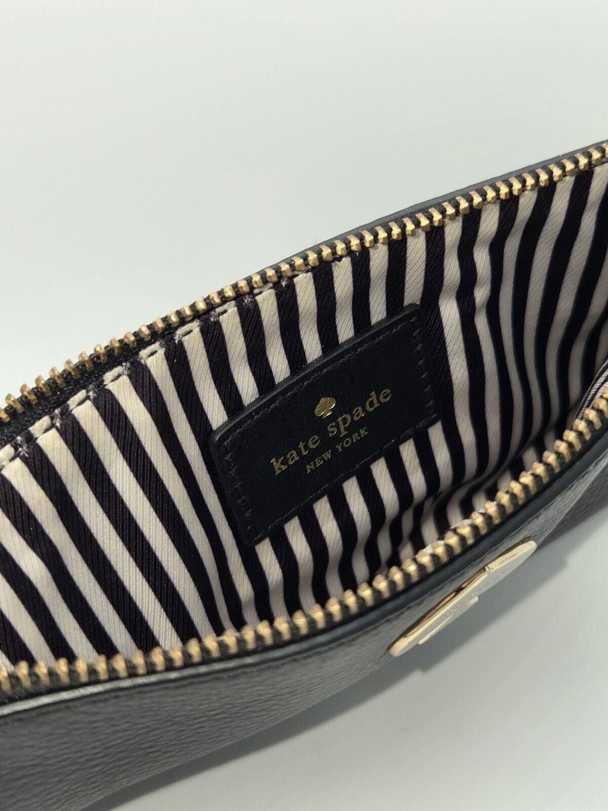 Other Kate Spade New York L117354 Women's Black Leather Wristlet Size ONE SIZE - 6 Thumbnail