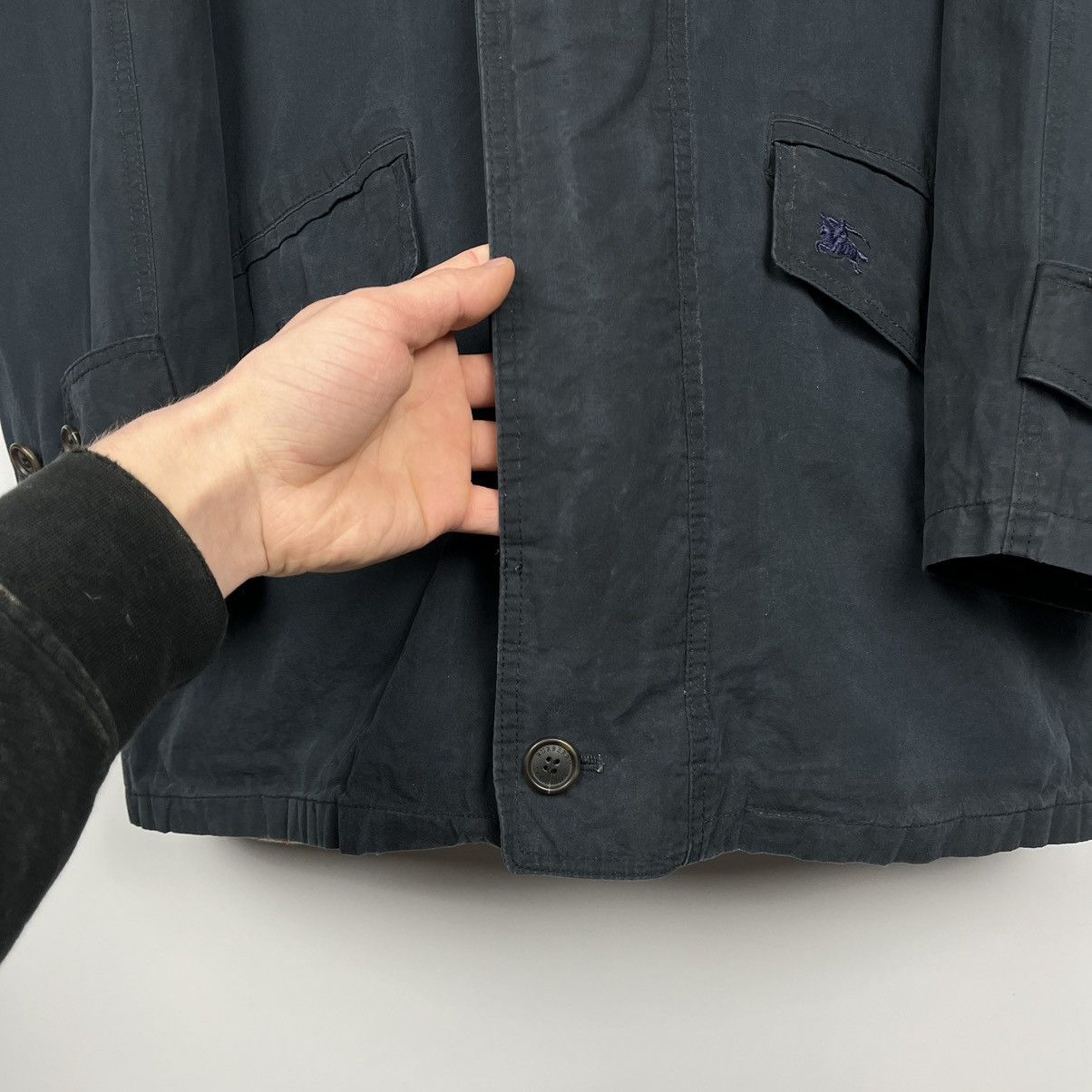 Burberry Vintage Rare Burberrys Nova Check Heritage Heavy Jacket 90’s Size US M / EU 48-50 / 2 - 13 Thumbnail