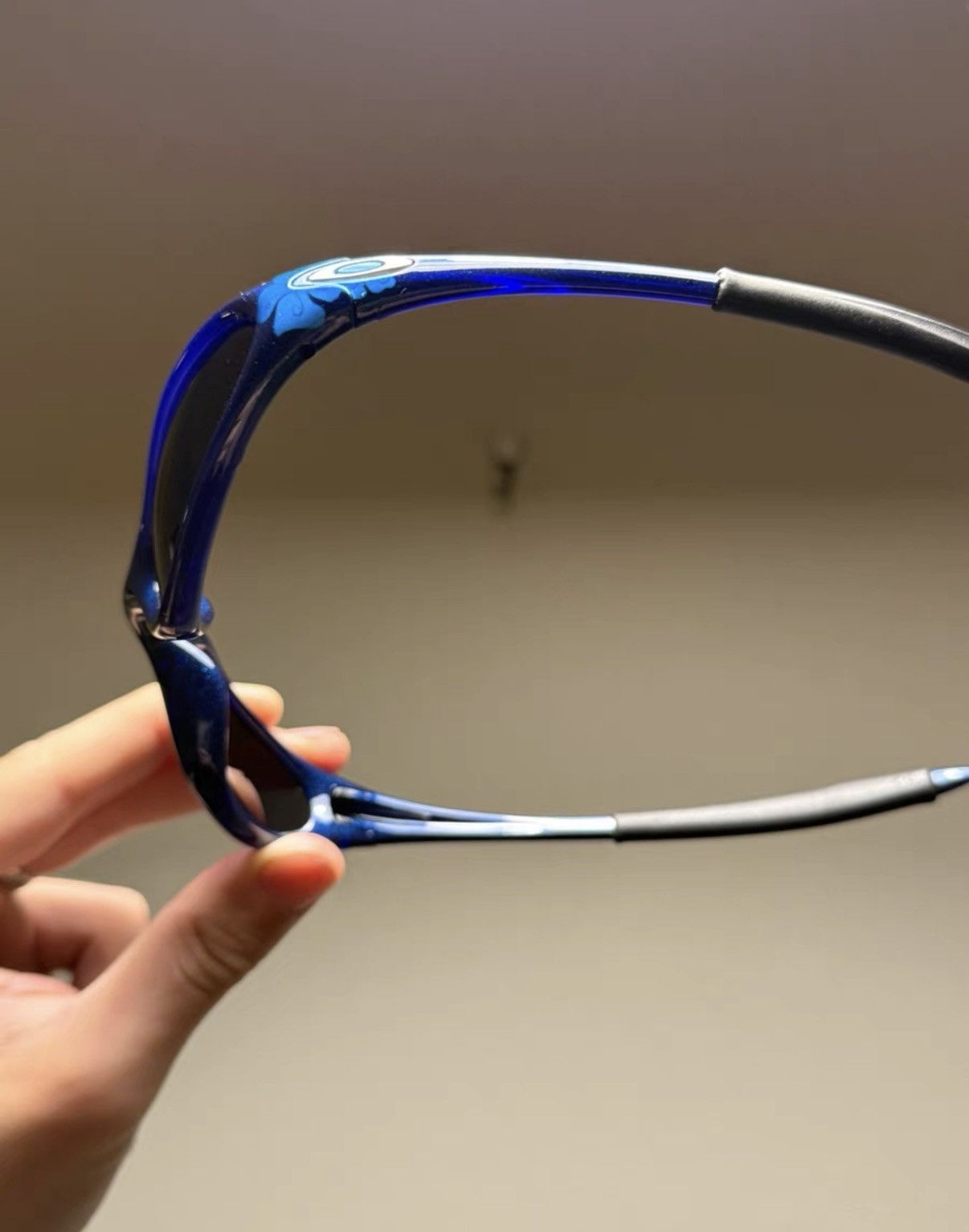 Oakley Oakley Minute Blue Citrus Floral Sports Sunglasses K24 Size ONE SIZE - 6 Thumbnail