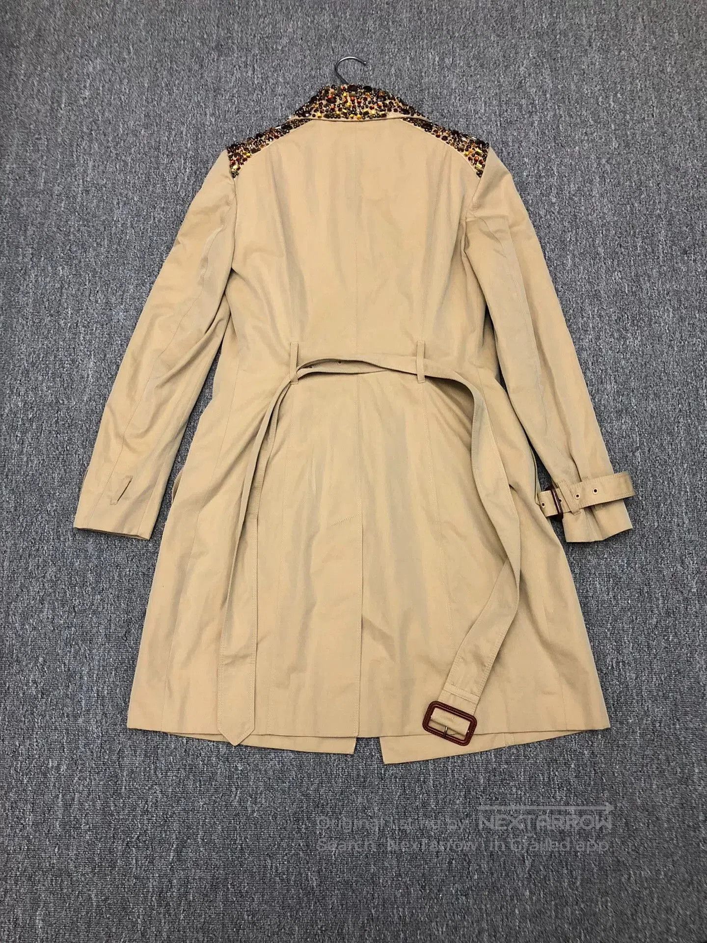 Burberry Burberry Crystal Double-Breasted Trench Coat. Size XS / US 0-2 / IT 36-38 - 5 Thumbnail