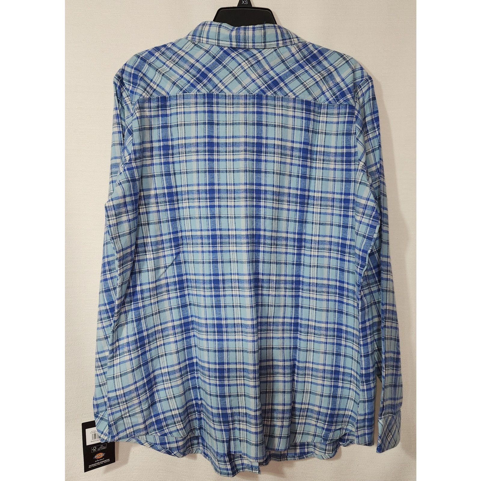 Dickies Dickies Women's Plaid Long Sleeve Flannel Size XL / US 12-14 / IT 48-50 - 4 Thumbnail