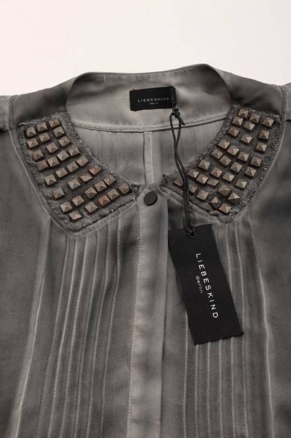 LIEBESKIND BERLIN Women's Liebeskind Berlin Embellished Studded Blouse Size M Size M / US 6-8 / IT 42-44 - 2 Thumbnail