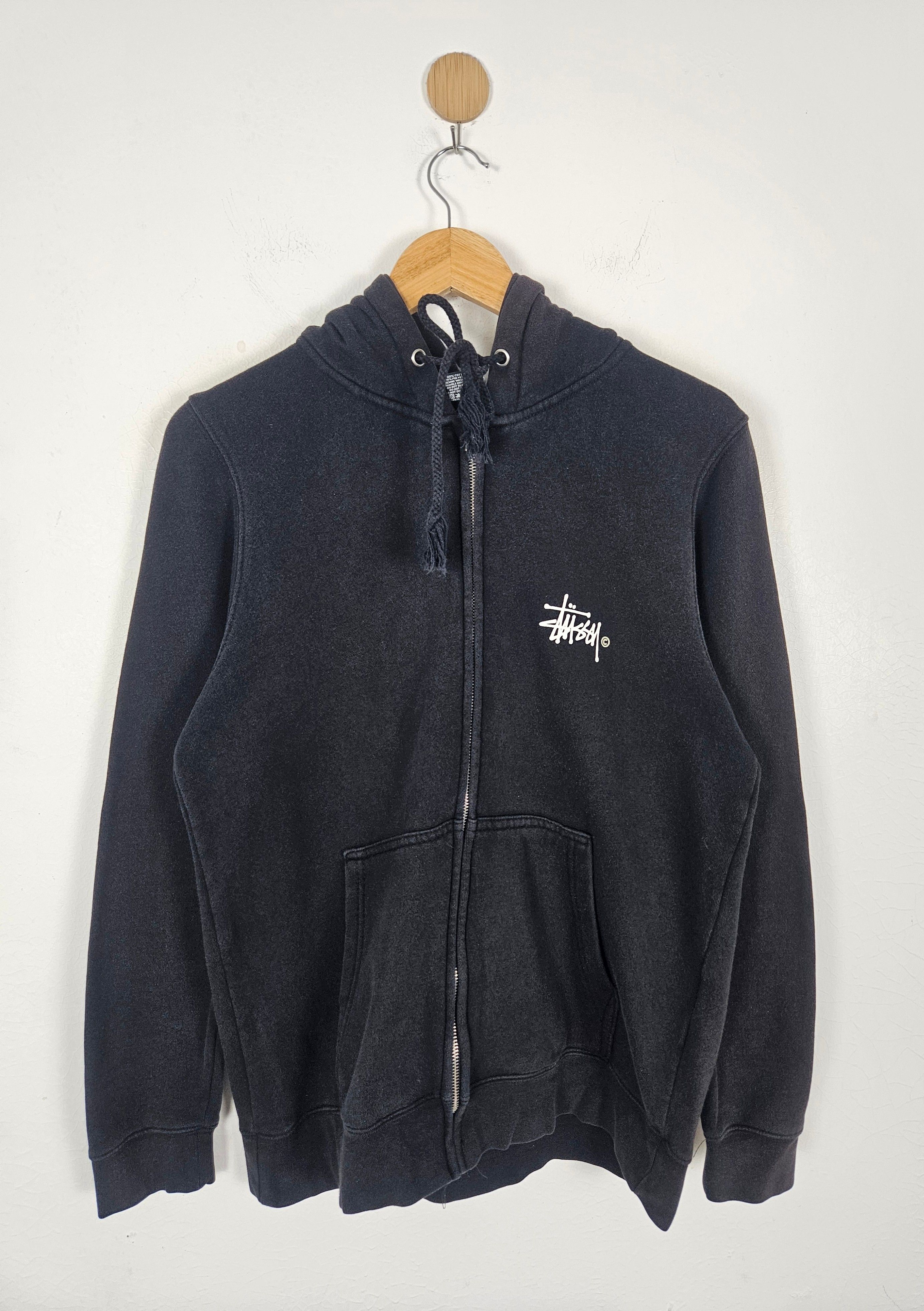 Stussy Vintage Stussy Signature Spellout Hoodie Sweater Size US S / EU 44-46 / 1 - 2 Thumbnail