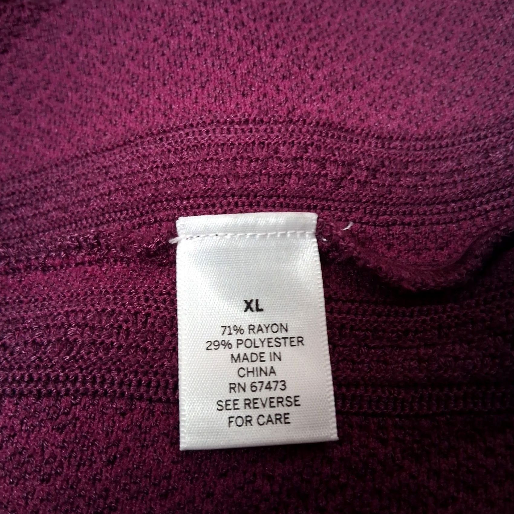 Vintage Dressbarn Sweater Dress XL Maroon Knit Diamond Pattern 3/4 Sleeve Pullover Ladies Womens Wool-Free Read Flawed Size XL / US 12-14 / IT 48-50 - 6 Thumbnail