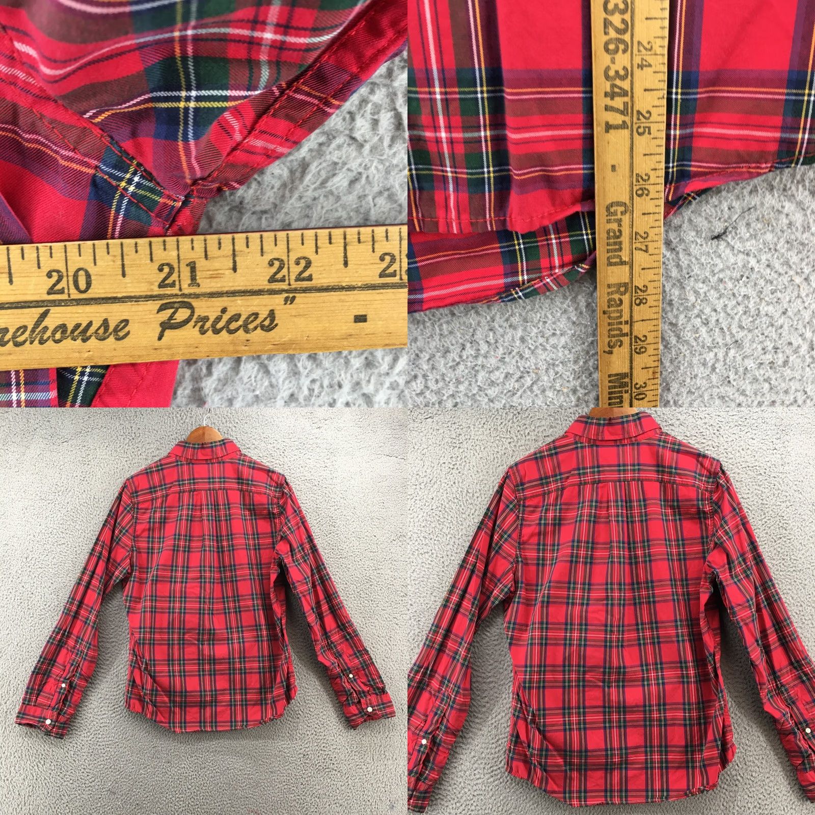 Abercrombie & Fitch Abercrombie & Fitch Button Down Shirt Mens L Multicolor Plaid Cotton Long Sleeve Size US L / EU 52-54 / 3 - 8 Thumbnail