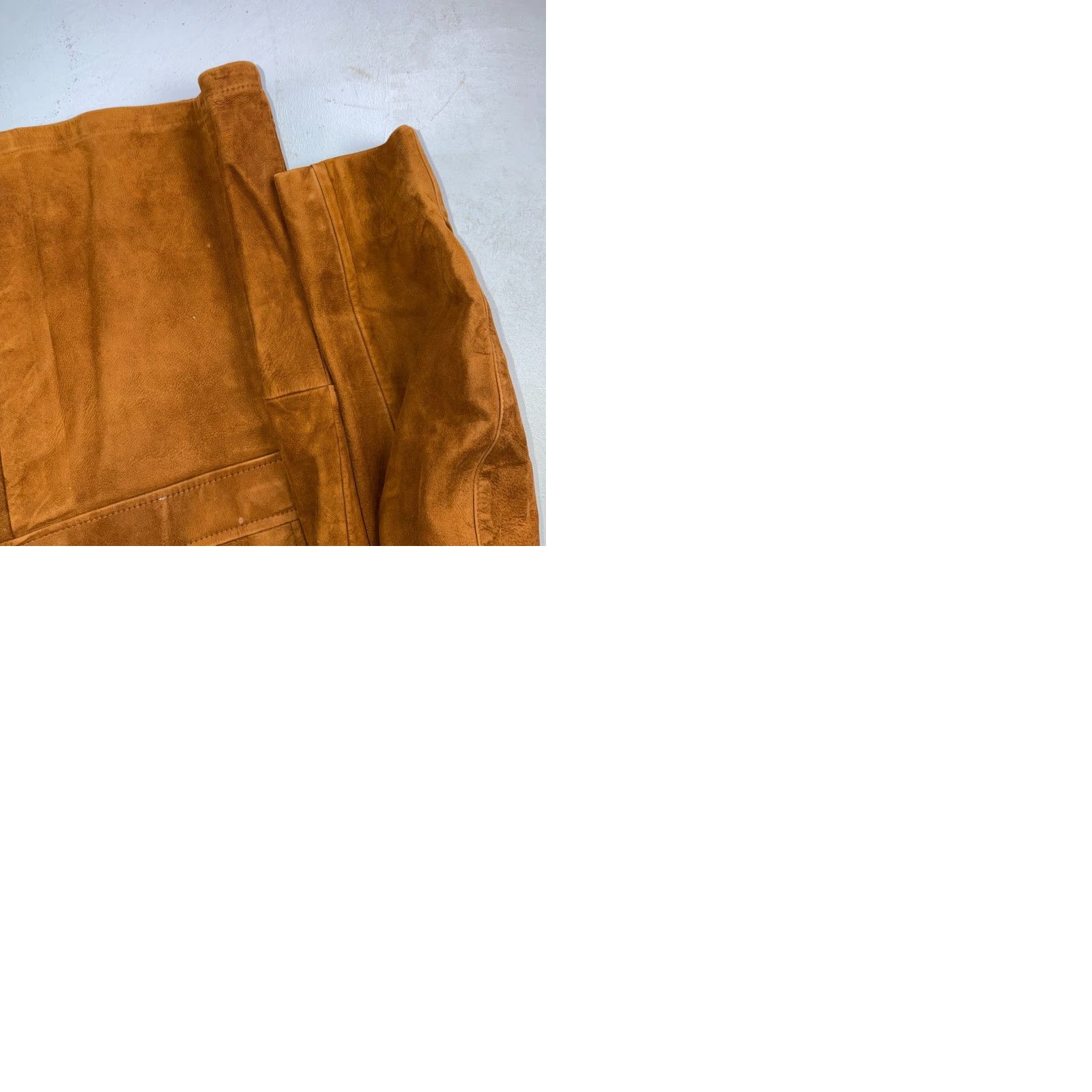 Vintage VINTAGE Lakeland Leather Western Suede Brown Jacket Chore Coat Size 42 Mens Regular Leather Lined Pockets Brown USA Retro 42 Mens Size US XS / EU 42 / 0 - 10 Thumbnail