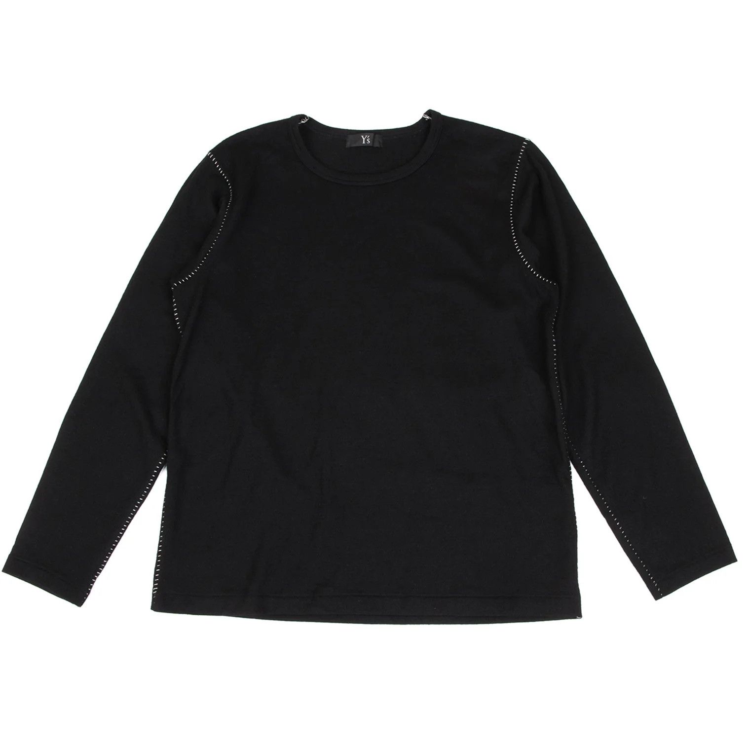 Jean Paul Gaultier Wool Side Stitch Knit Top in Black, Size 2 Size US M / EU 48-50 / 2 - 1 Thumbnail
