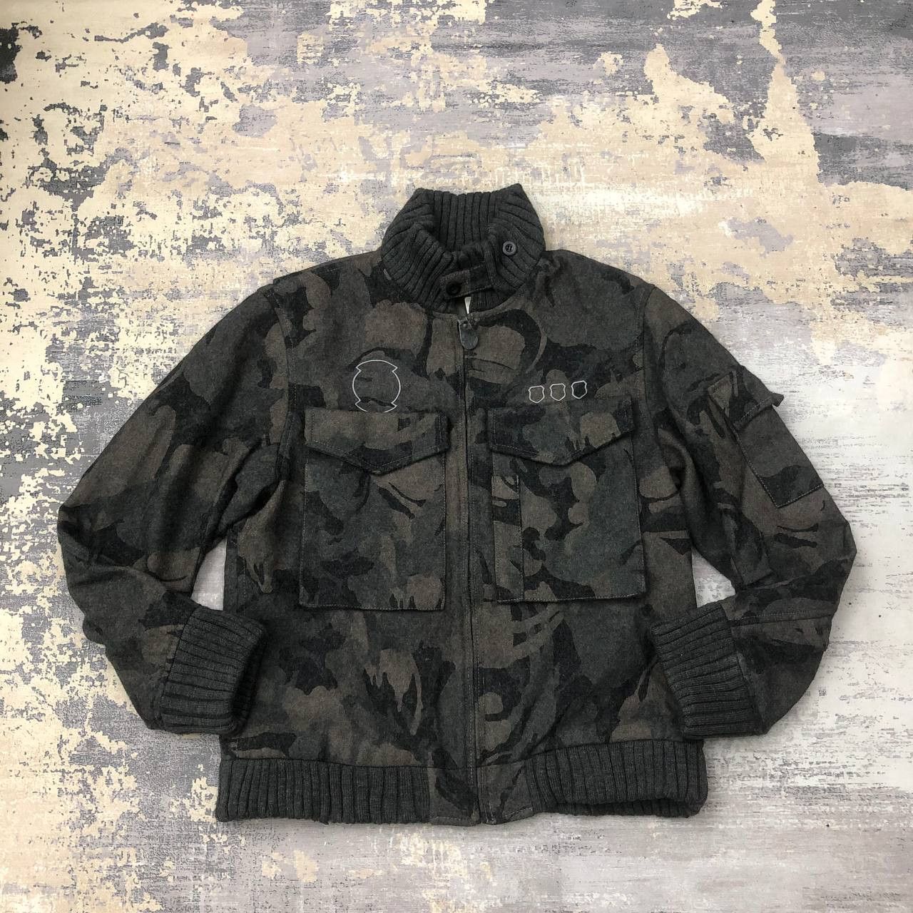Japanese Brand Y475 NO CONCEPT BUT GOOD SENSE WOOL CAMO JACKET Size US M / EU 48-50 / 2 - 1 Thumbnail