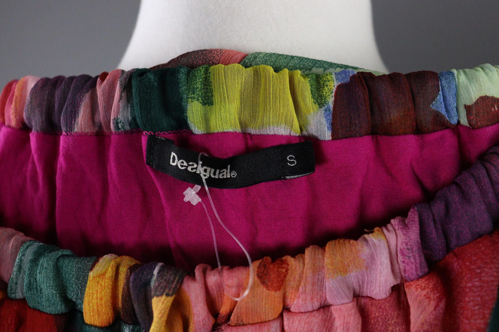 Desigual Ladies Desigual Colorful Abstract Top Blouse Shirt Size S Size S / US 4 / IT 40 - 9 Thumbnail