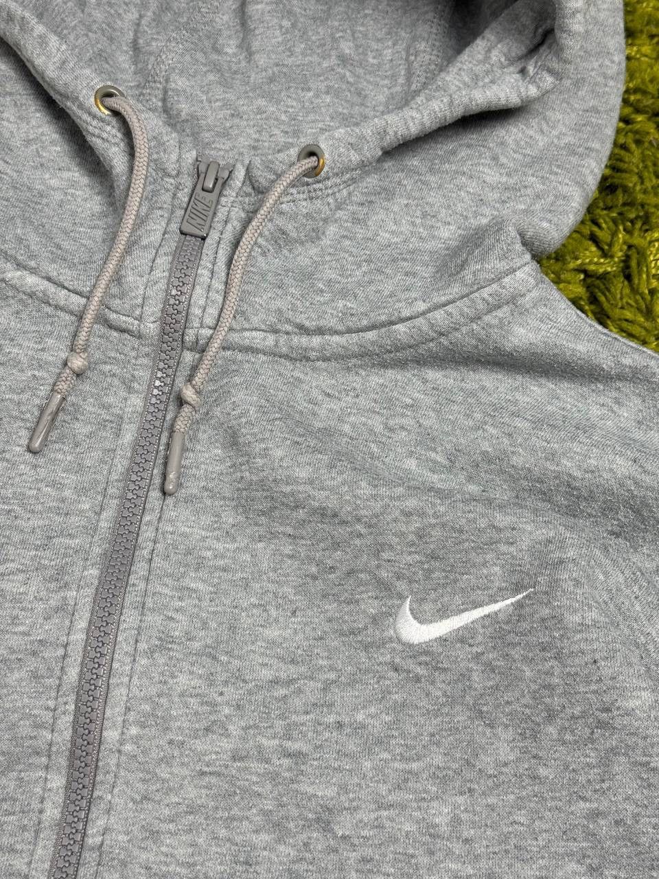 Japanese Brand × Nike × Vintage Nike Vintage Zip Up hoodie mini swoosh boxy cropped Japanese Size US XL / EU 56 / 4 - 2 Thumbnail