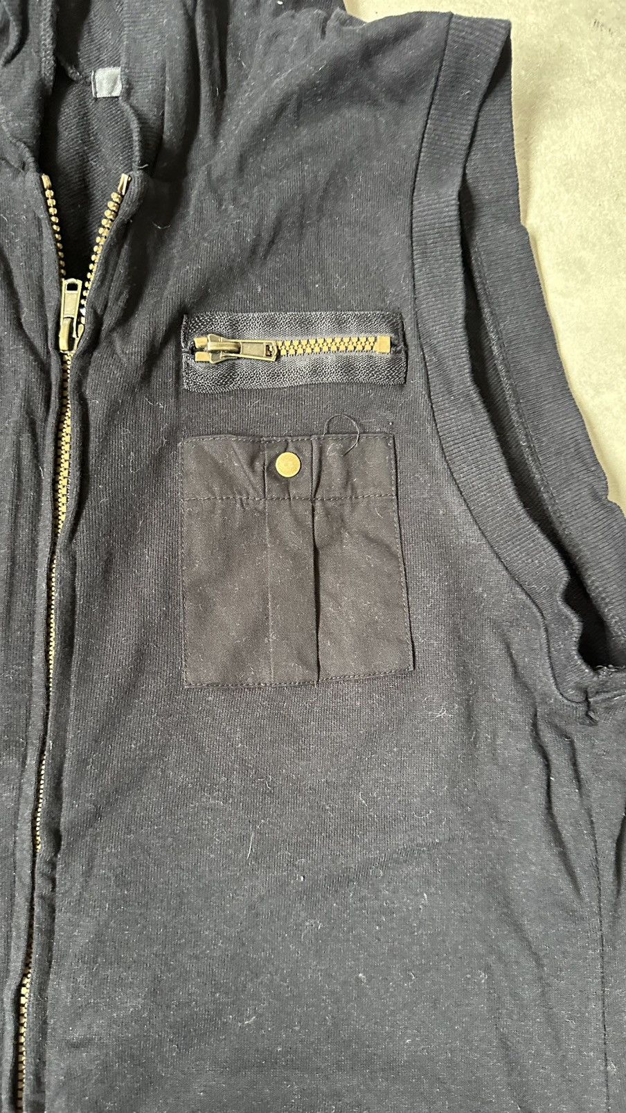 Japanese Brand Y2K PALEO2 PUNK GOTH BLACK OUTERWEAR MULTIPOCKET Size US S / EU 44-46 / 1 - 4 Thumbnail