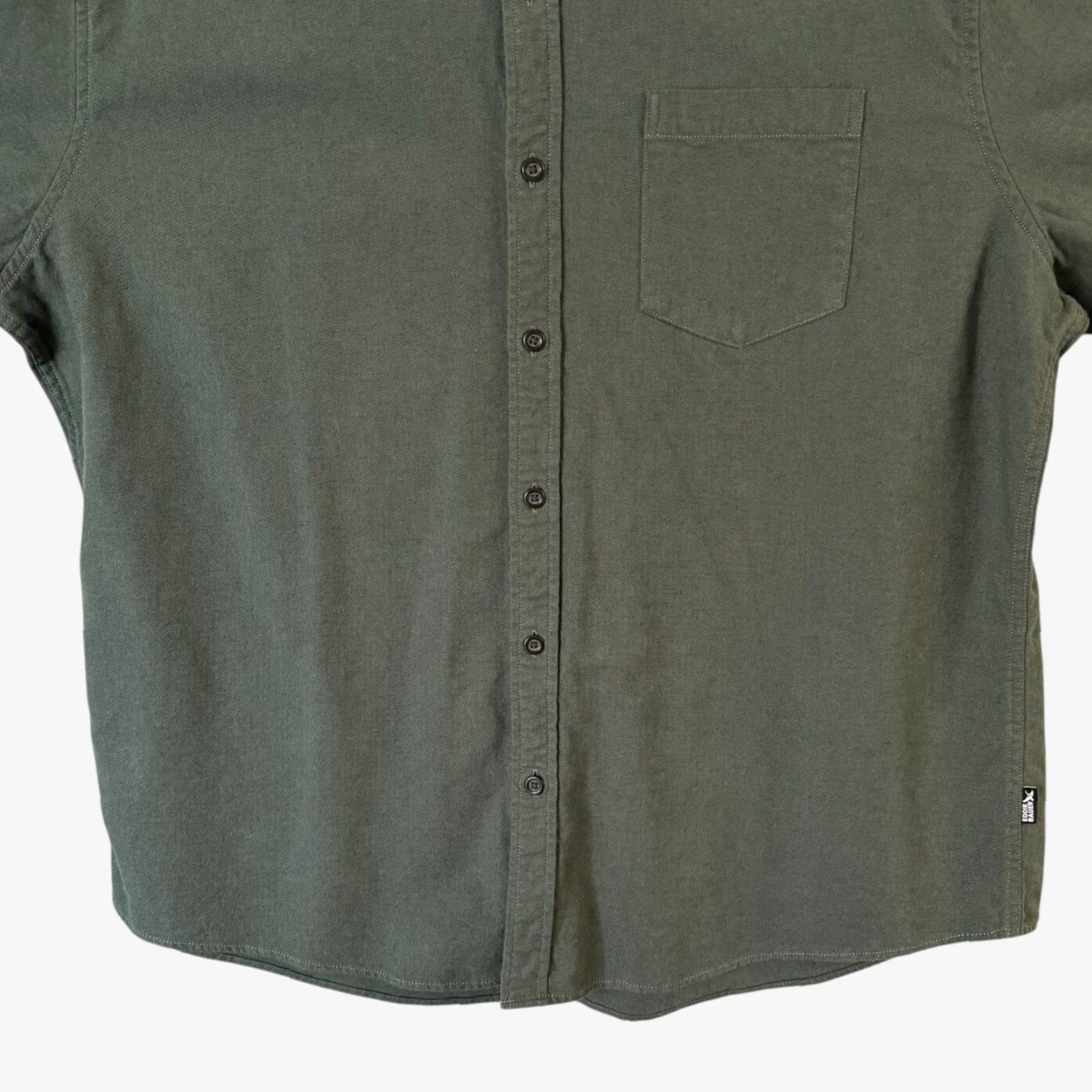 Eddie Bauer VINTAGE Eddie Bauer Shirt Green Men 2XL Cotton Twill Button-Down Long-Sleeve Size US XXL / EU 58 / 5 - 6 Thumbnail