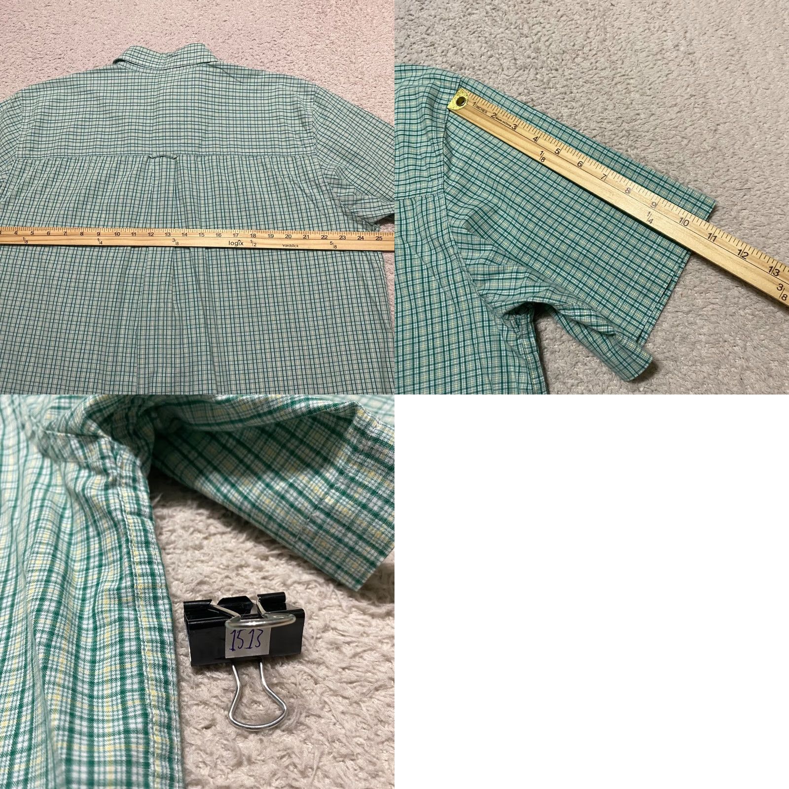 Chaps Ralph Lauren Chaps Mens XL Button-Down Short Sleeve Plaid Shirt Multicolor Size US XL / EU 56 / 4 - 8 Thumbnail