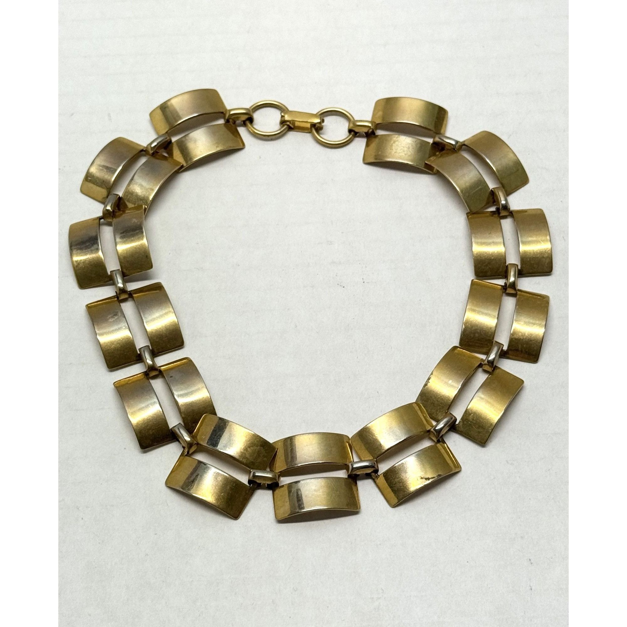Vintage Vintage gold collar choker necklace Size ONE SIZE - 1 Thumbnail