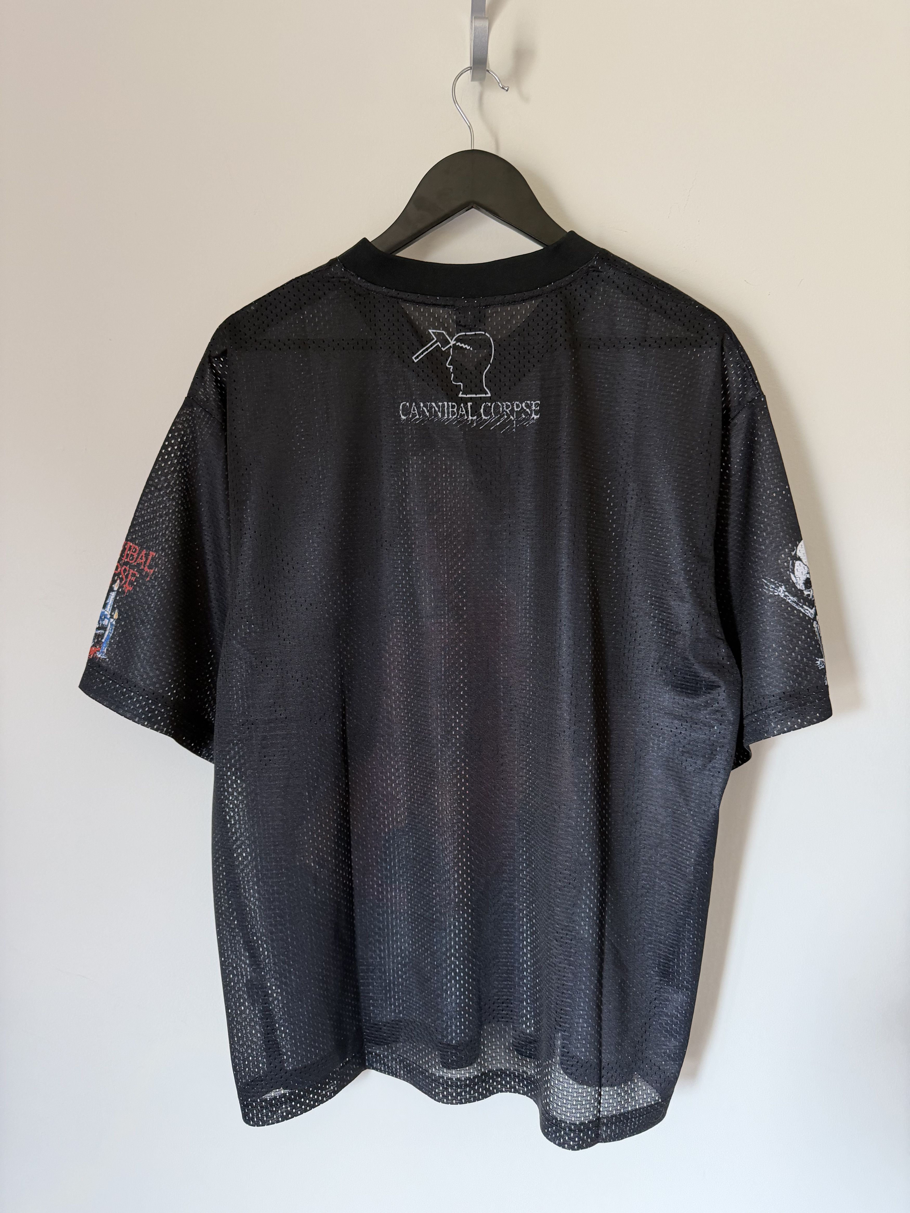 Brain Dead Brain Dead Cannibal Corpse Football Jersey in Black Size US L / EU 52-54 / 3 - 6 Thumbnail