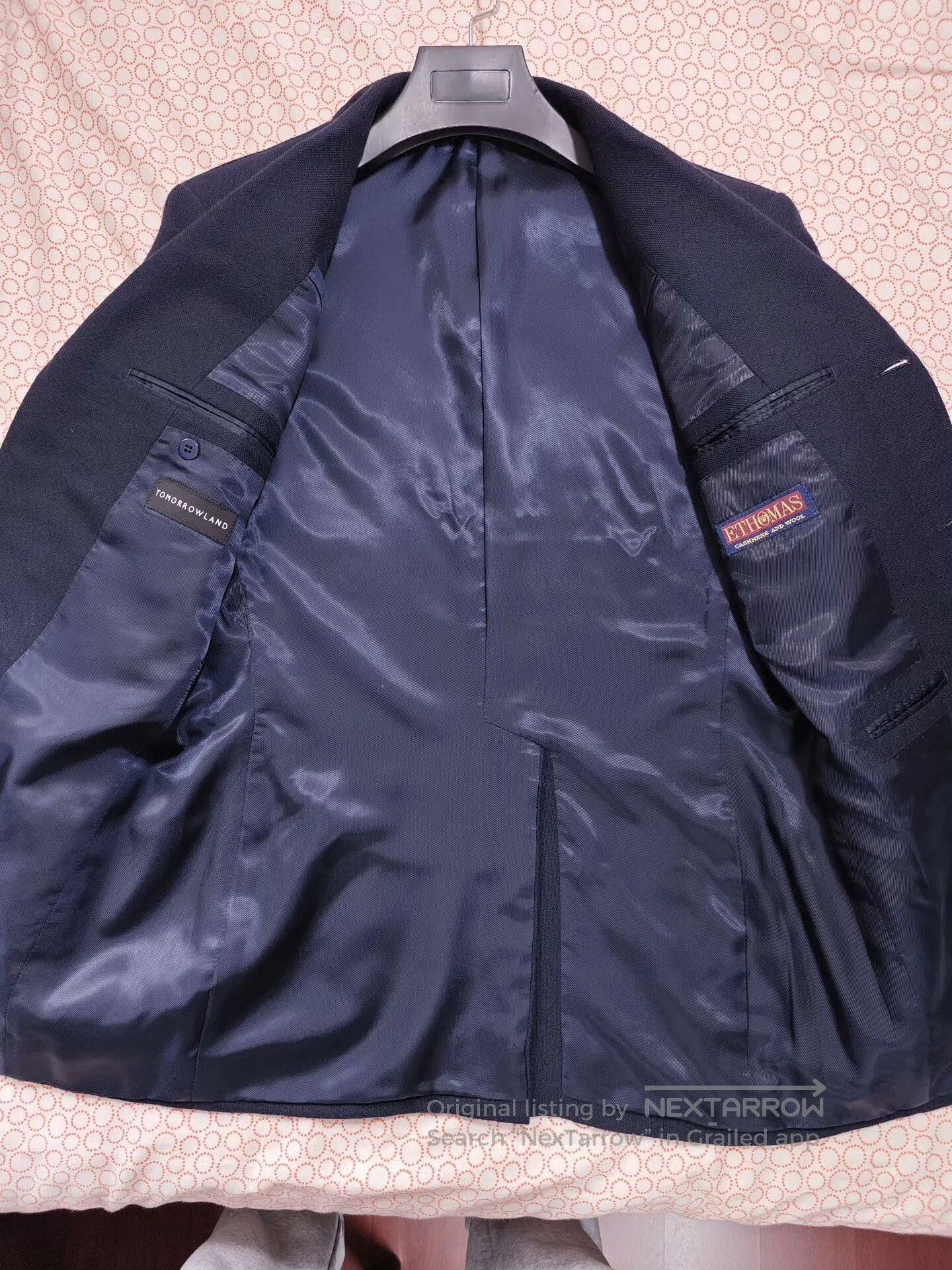 Japanese Brand Italian e. Thomas Wool Cashmere Blazer. Size US M / EU 48-50 / 2 - 6 Thumbnail