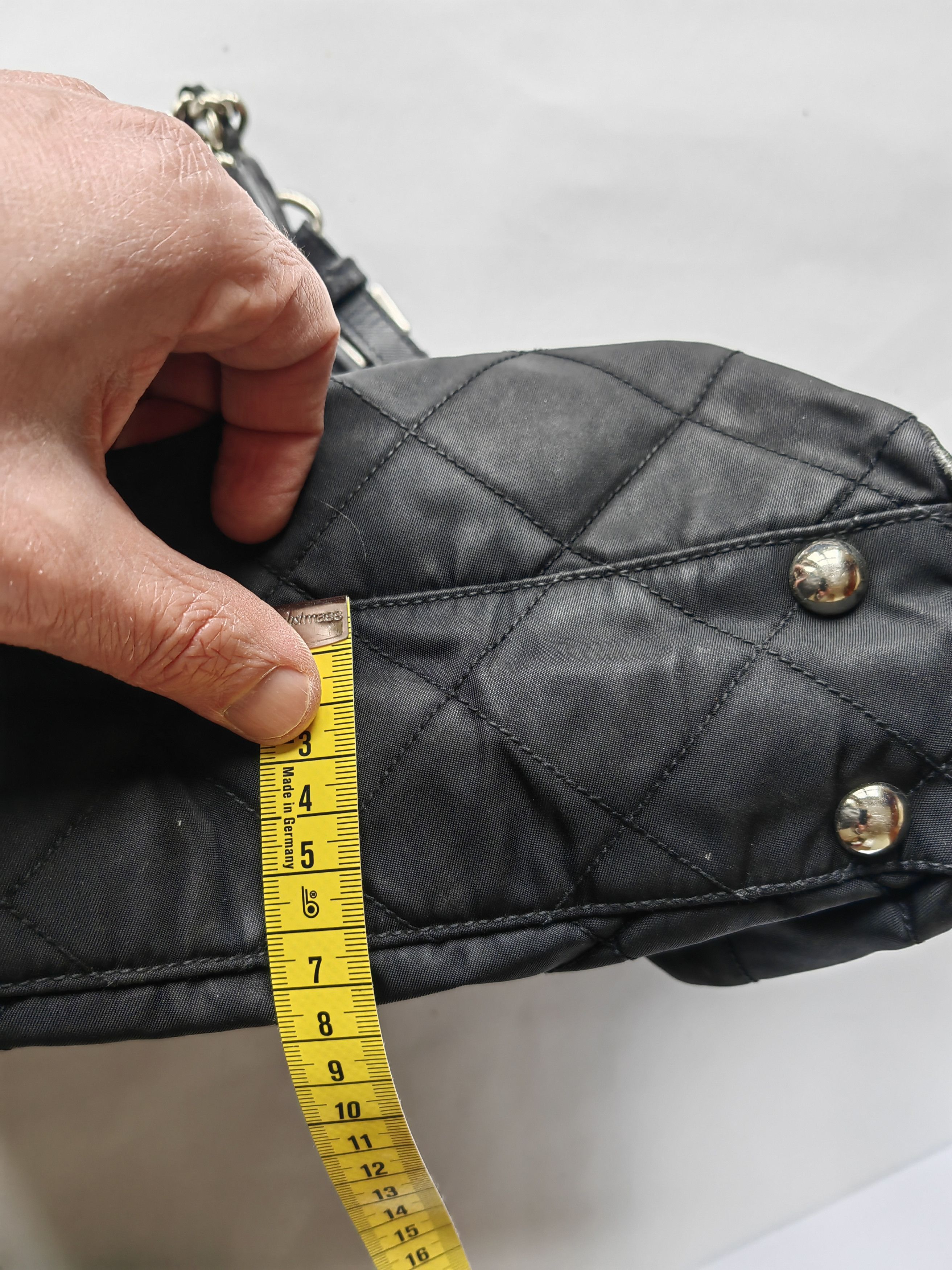 Prada Authentic Prada Shoulder Bag Nylon Chain Side Logo Black Size ONE SIZE - 13 Thumbnail