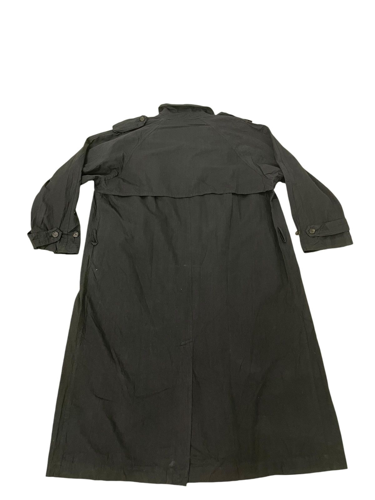 Comme des Garcons Archive 90s CDGH Trench Coat Black Cotton Wool lining 6🟩1 Size US M / EU 48-50 / 2 - 13 Thumbnail