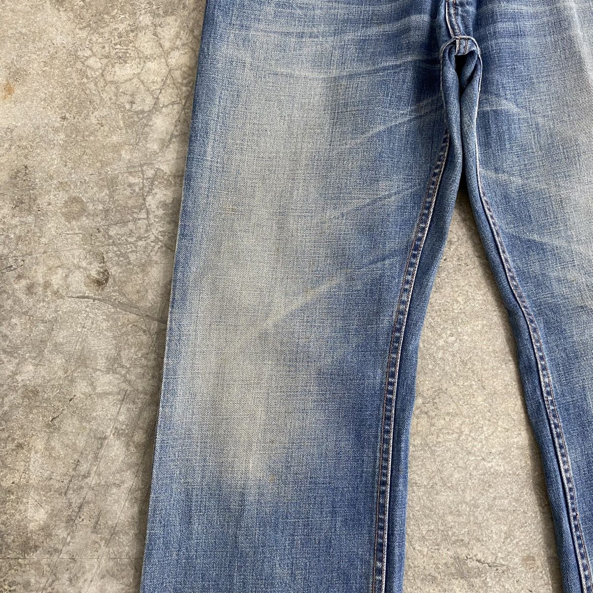 Prada 2000’s Prada Washed Blue Heel Bite Jeans Size US 34 / EU 50 - 8 Thumbnail