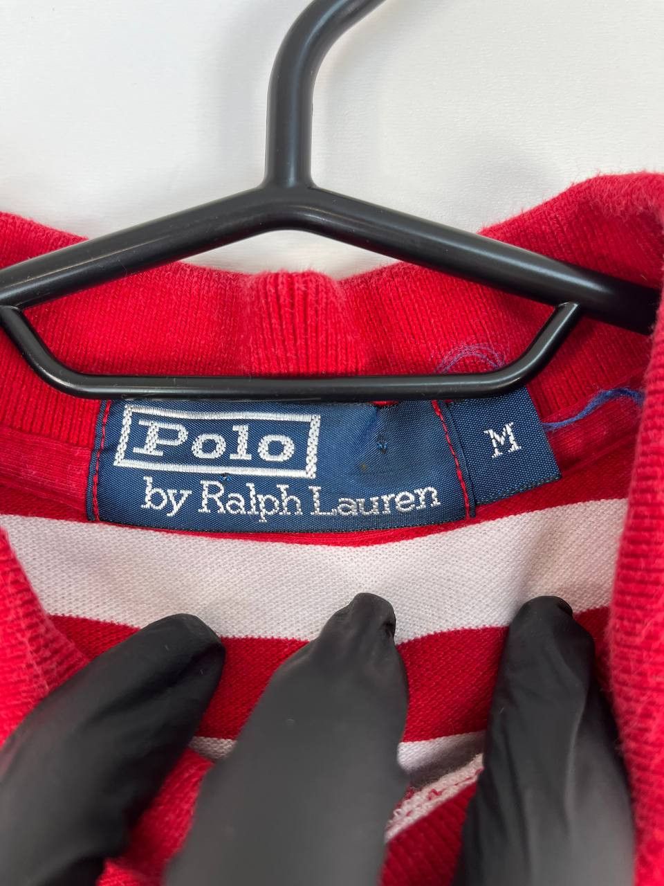 Polo Ralph Lauren Polo Ralph Lauren Striped Polo Shirt Red White Short Size M Size US M / EU 48-50 / 2 - 2 Thumbnail